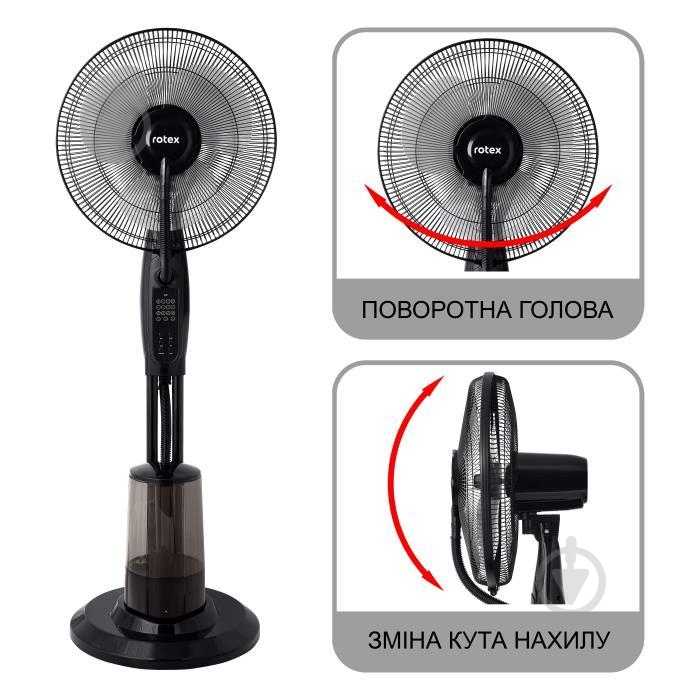 Вентилятор-увлажнитель Rotex RAF110-B AquaBreeze - фото 3 Вентилятор-увлажнитель Rotex RAF110-B AquaBreeze - фото 3