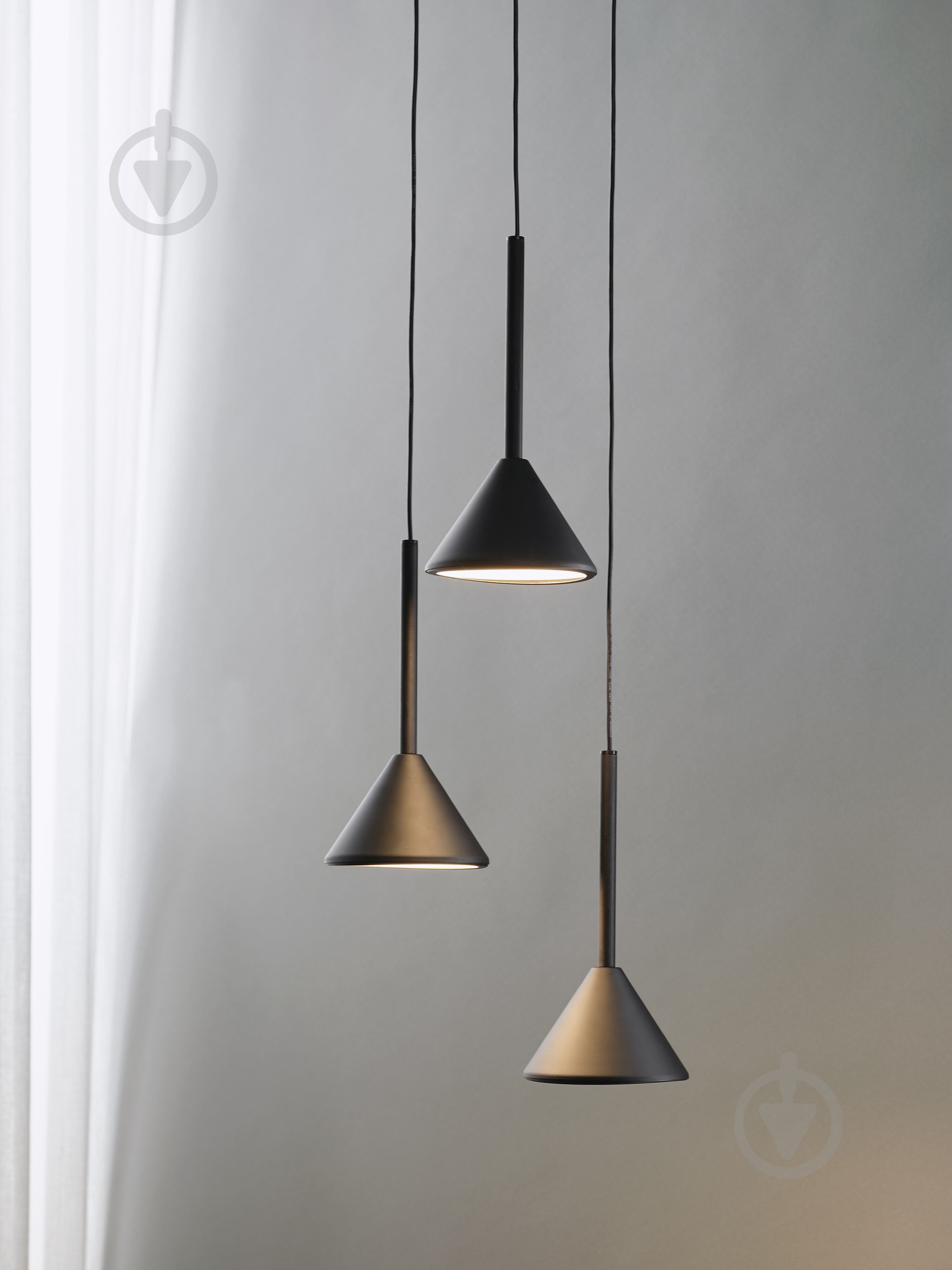 Подвес Ledvance DECOR FUJI 3XPENDANT 13 Вт черный - фото 7 Подвес Ledvance DECOR FUJI 3XPENDANT 13 Вт черный - фото 7