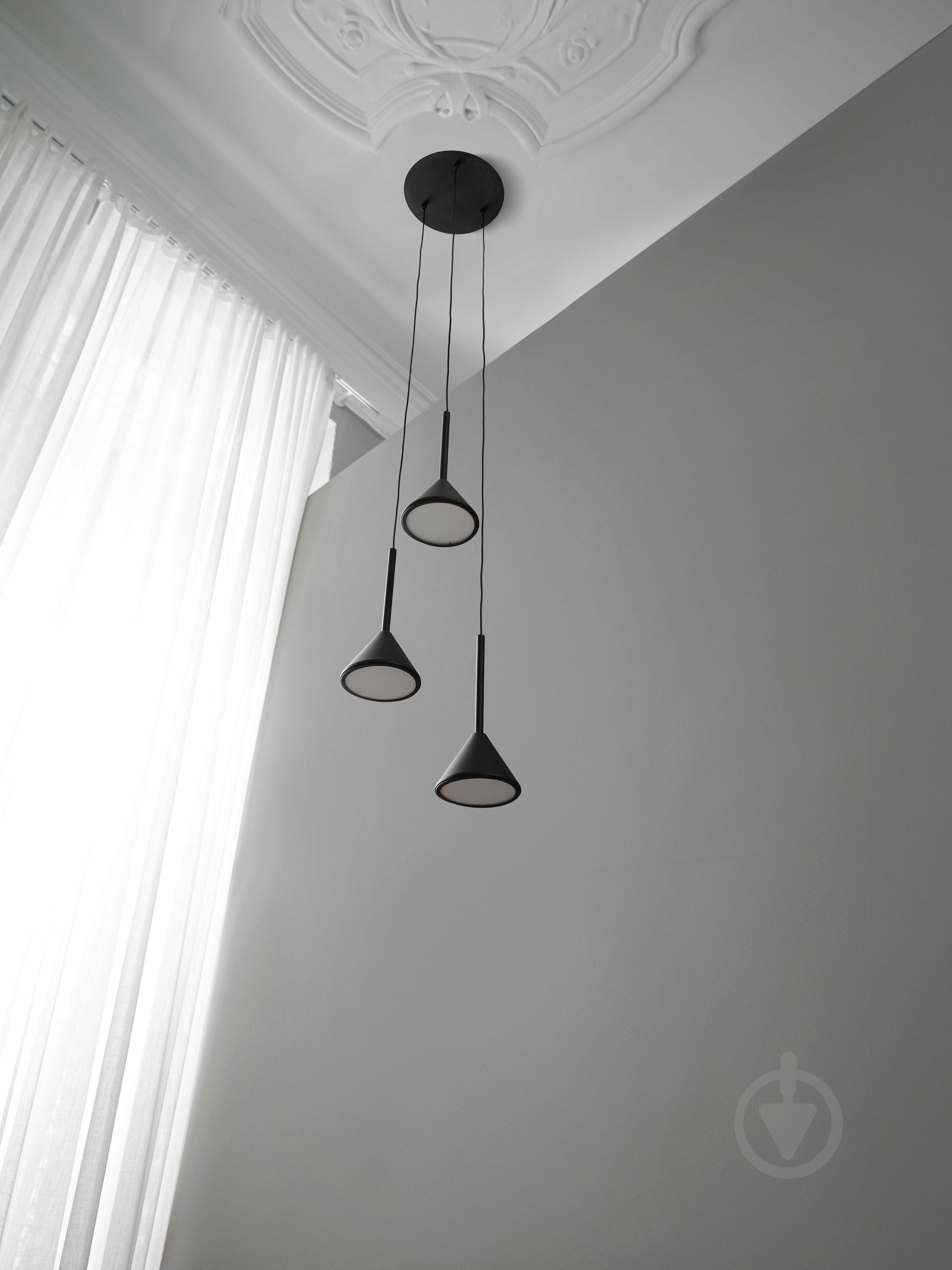 Подвес Ledvance DECOR FUJI 3XPENDANT 13 Вт черный - фото 6 Подвес Ledvance DECOR FUJI 3XPENDANT 13 Вт черный - фото 6