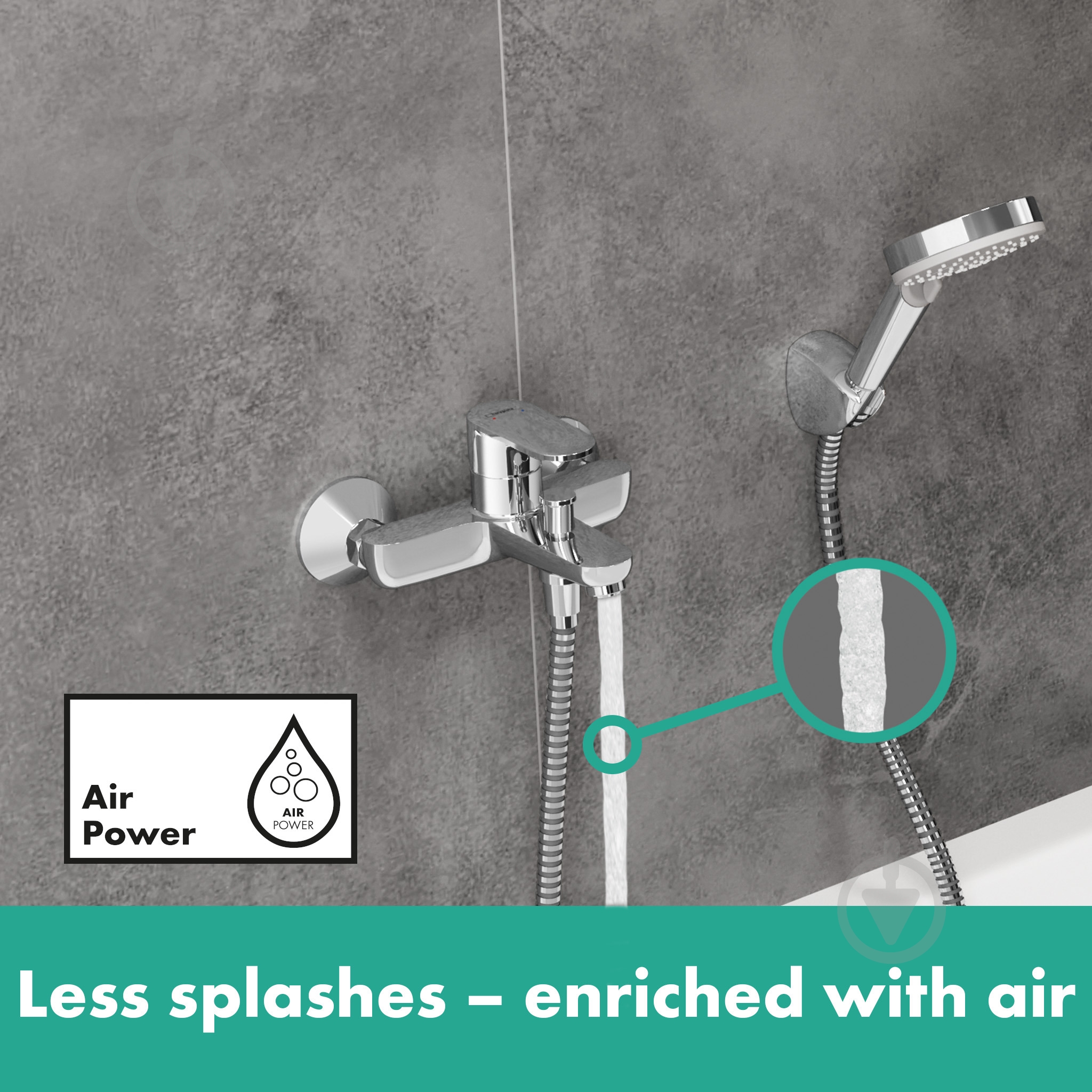 Смеситель для ванны Hansgrohe Vernis Blend 71440000 - фото 7