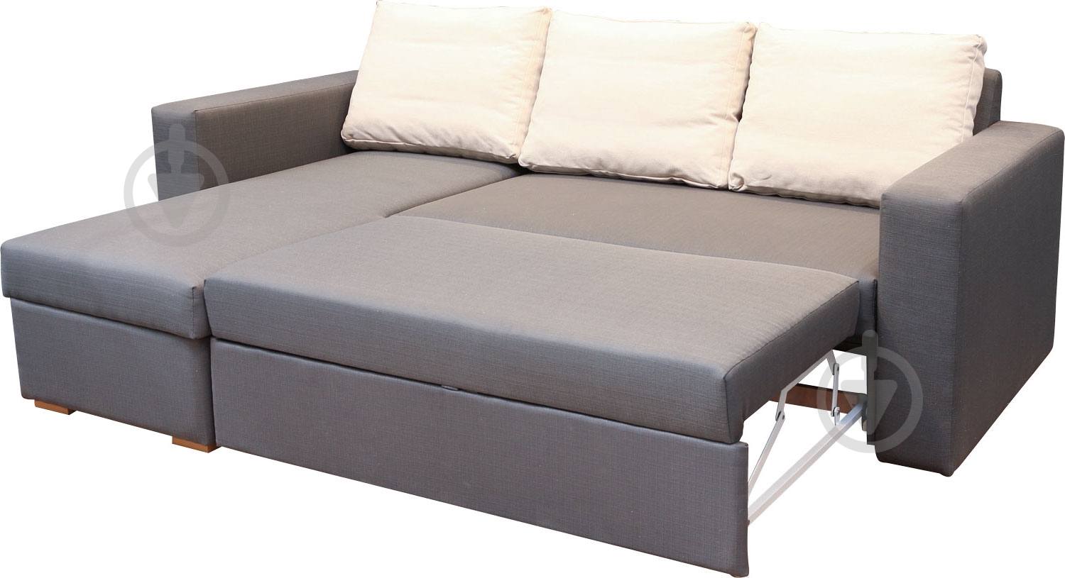 Диван угловой Embawood Марсель левый серый графит 2380x1670x820 мм - фото 3