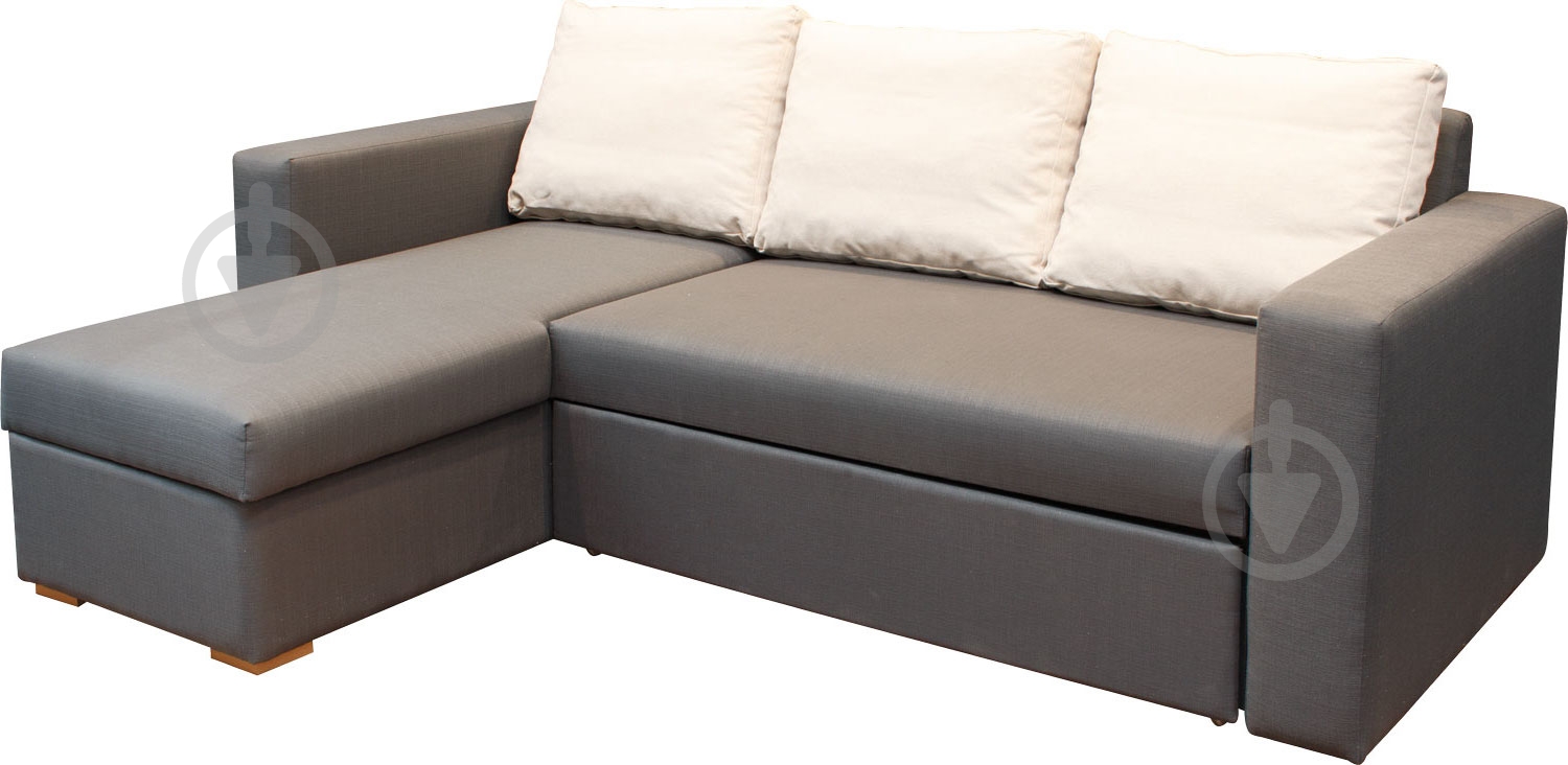 Диван угловой Embawood Марсель левый серый графит 2380x1670x820 мм - фото 2
