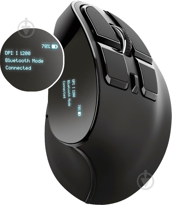 Миша Trust Voxx Rechargeable Ergonomic WL Black (23731) black (23731) - фото 8