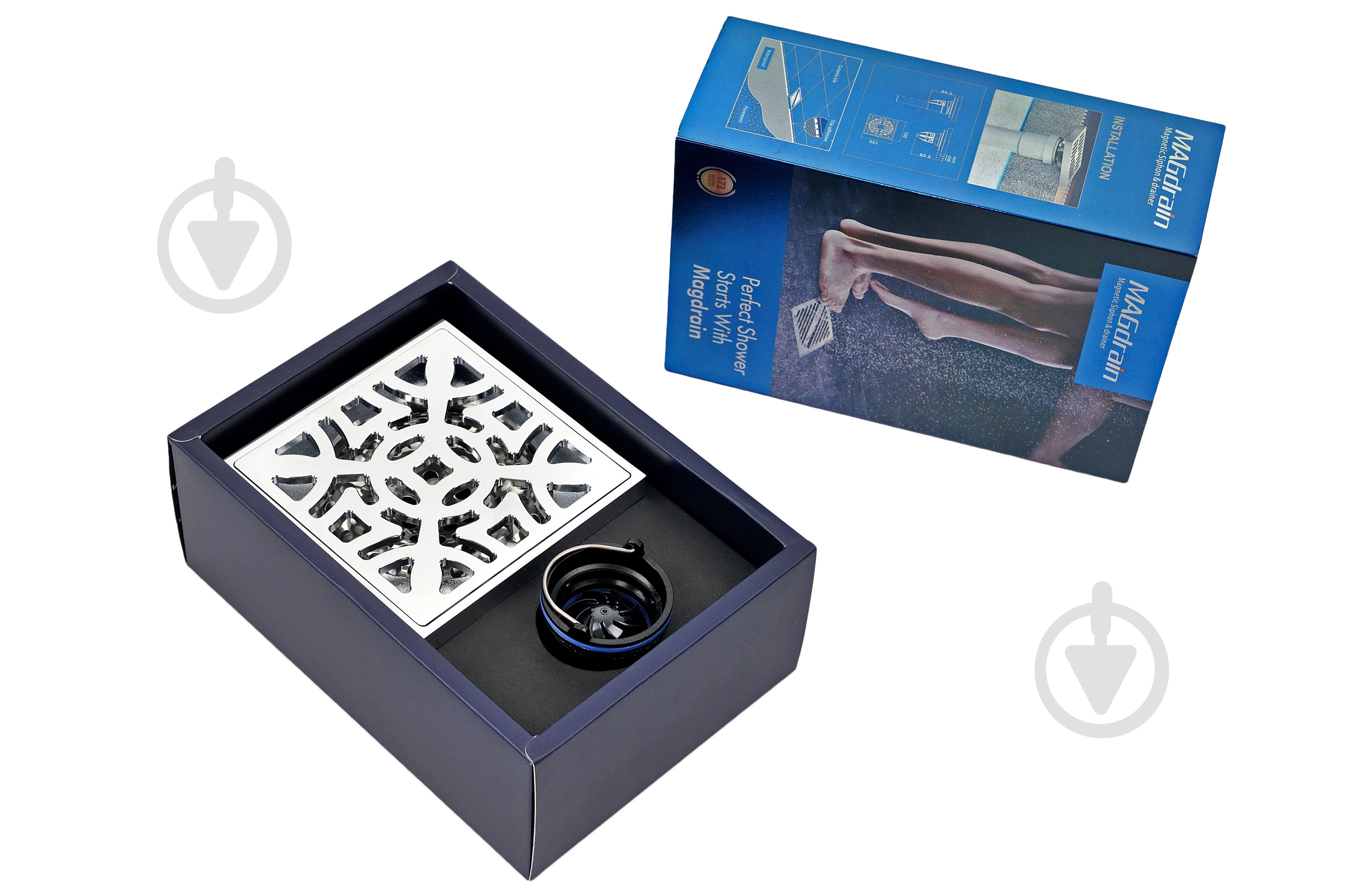 Душевой трап MAGdrain G5 100х100 мм - фото 4 Душевой трап MAGdrain G5 100х100 мм - фото 4