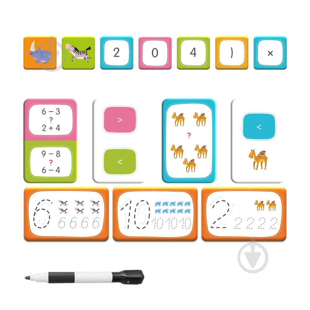 Пазлы магнитные DoDo Математика 200215 - фото 3 Пазлы магнитные DoDo Математика 200215 - фото 3