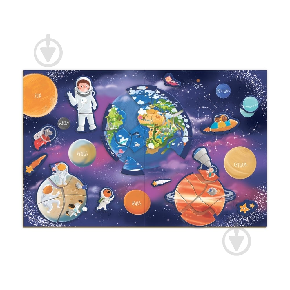 Пазлы DoDo Магнитная игра «Космос» 200200 - фото 3