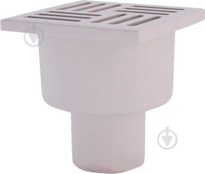 Душевой трап Ani Plast с пластиковой решеткой 100х100 мм, TA5204EU - фото 1