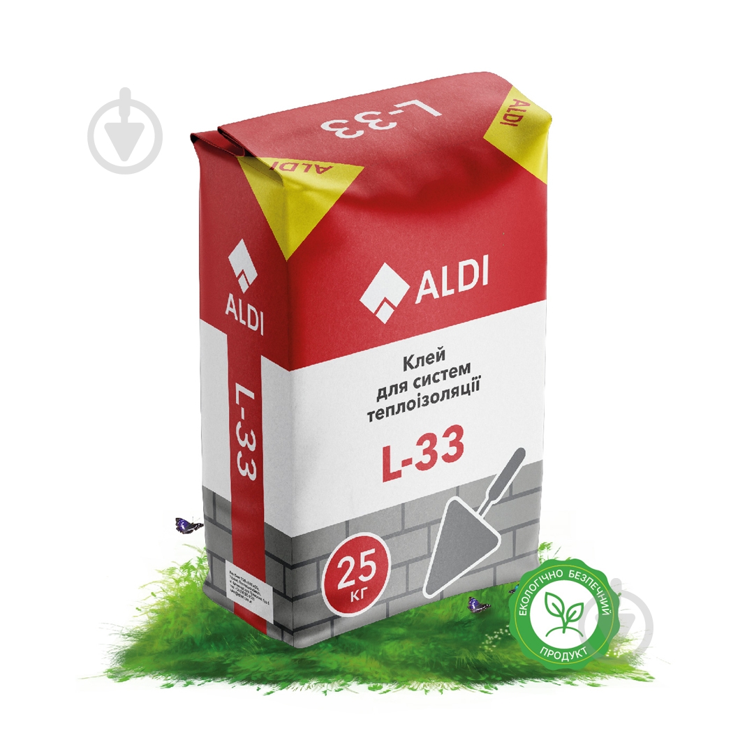 Клей для теплоізоляції ALDI L-33 25 кг - фото 1 Клей для теплоізоляції ALDI L-33 25 кг - фото 1