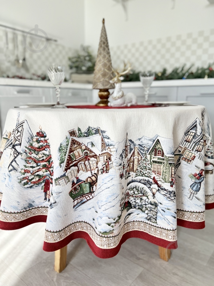 Скатерть BENASK-180D Ø 180 см Limaso - фото 2