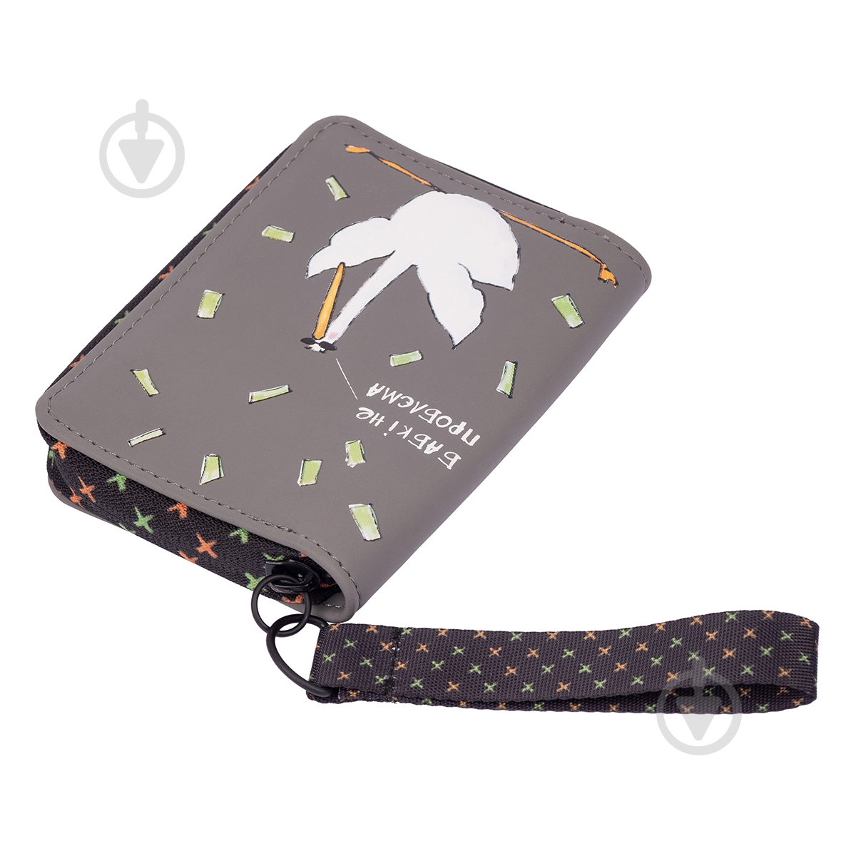 Кошелек YES Бабки не проблема. Гусь серый - фото 3 Кошелек YES Бабки не проблема. Гусь серый - фото 3