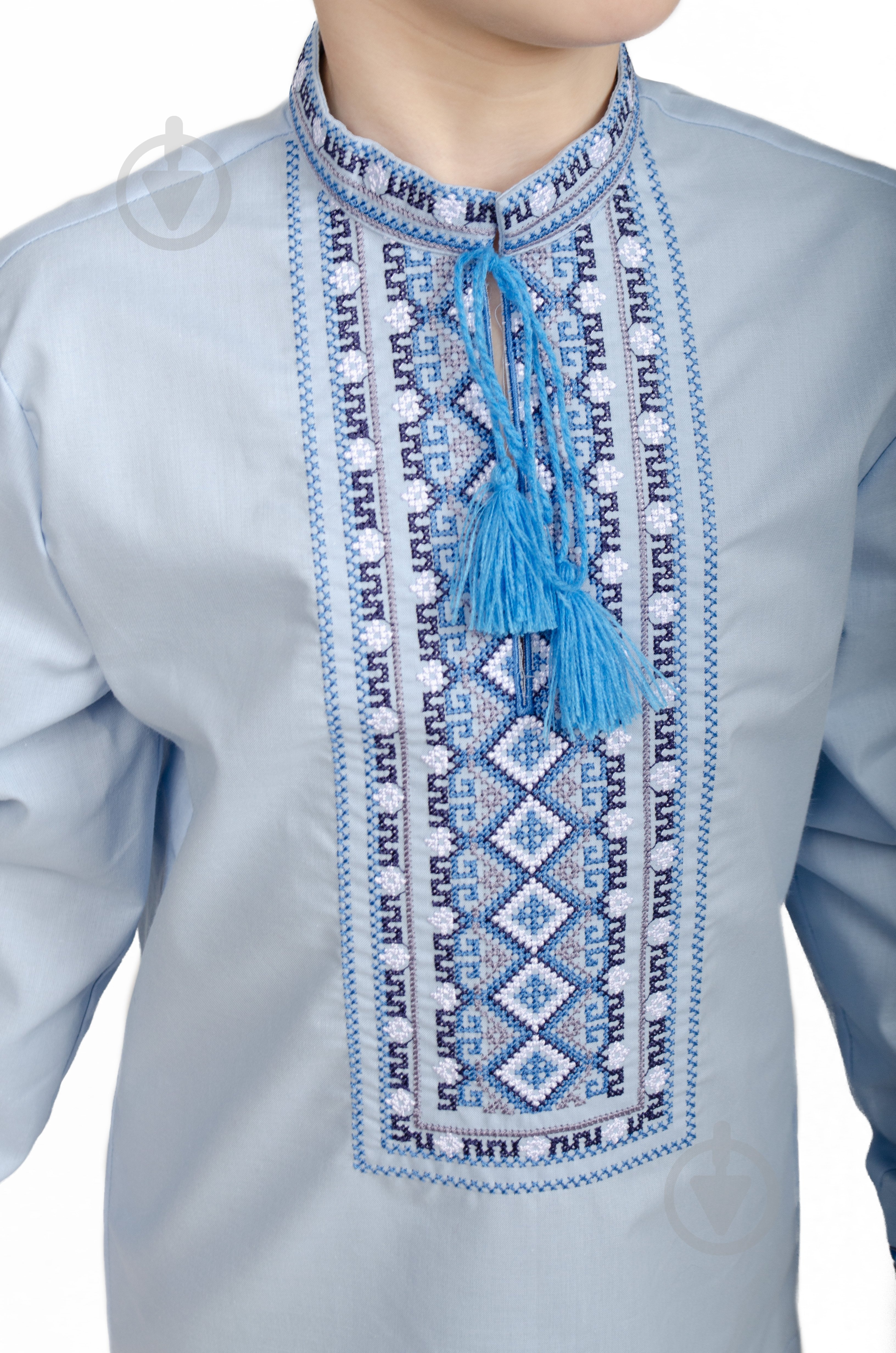 Вишиванка для хлопчиків Едельвіка р.122 блакитний 364-21/00 - фото 3