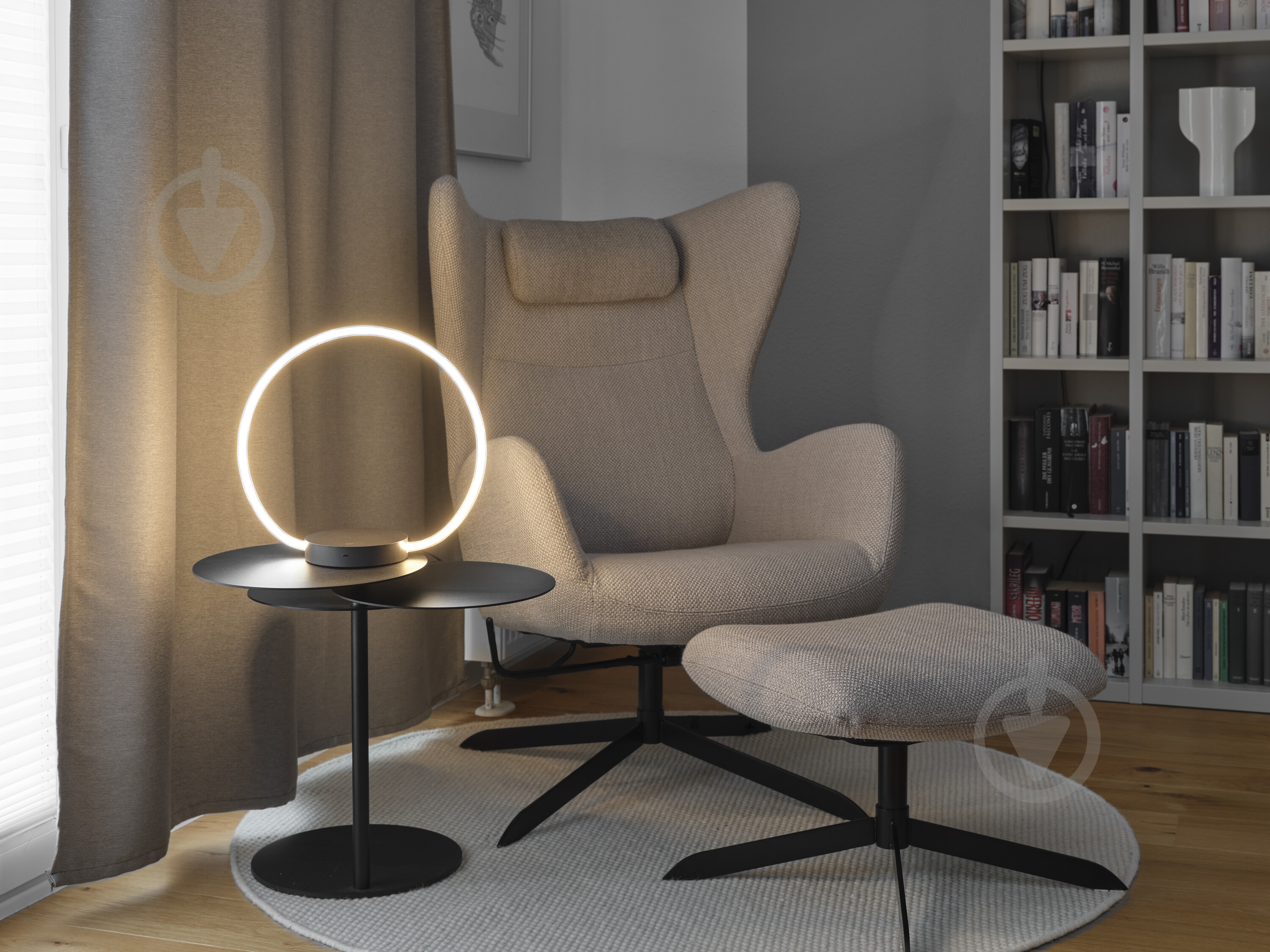 Настольная лампа декоративная Ledvance Decor Aura Table Touch DIM USB 3000K 10 Вт графит - фото 13