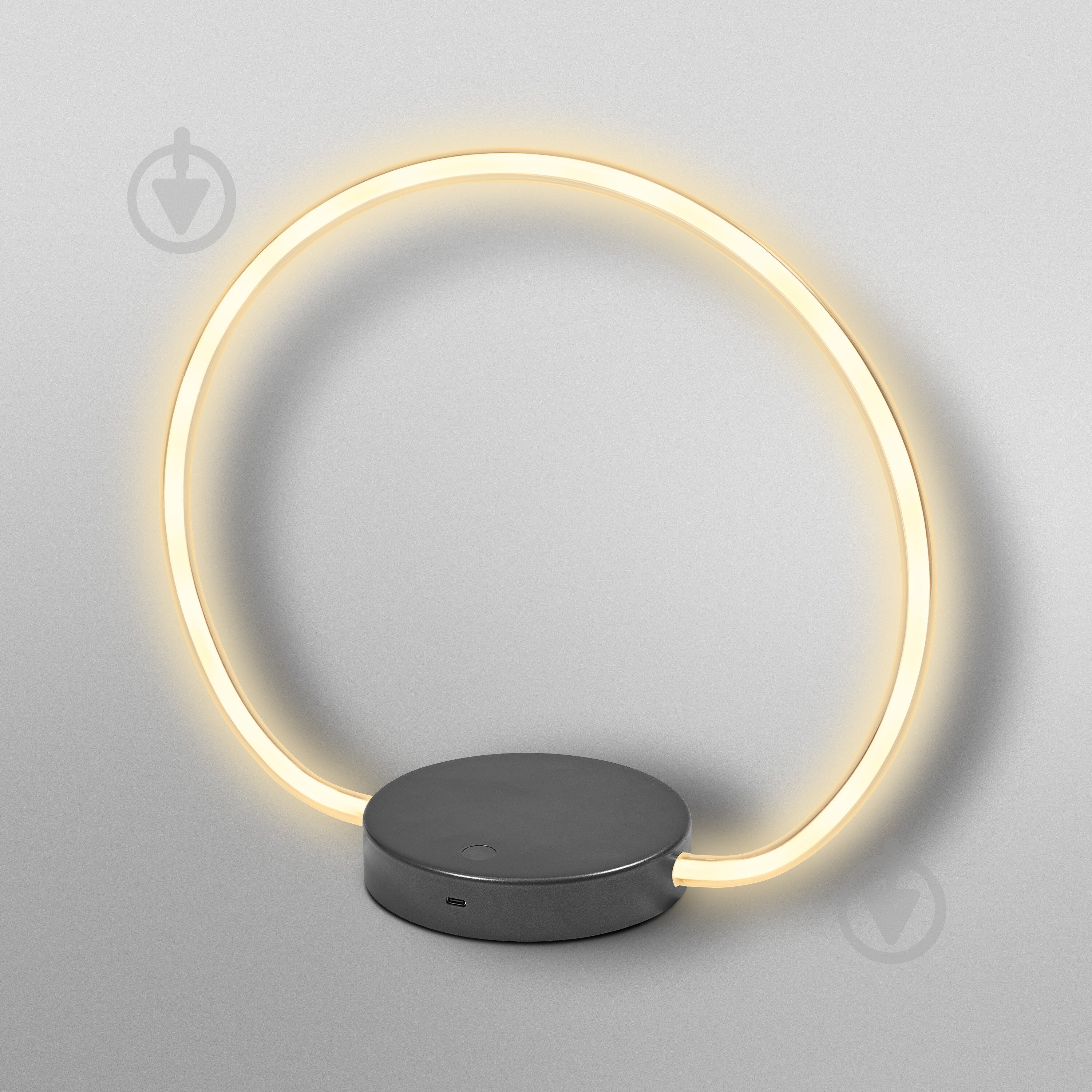 Настольная лампа декоративная Ledvance Decor Aura Table Touch DIM USB 3000K 10 Вт графит - фото 5