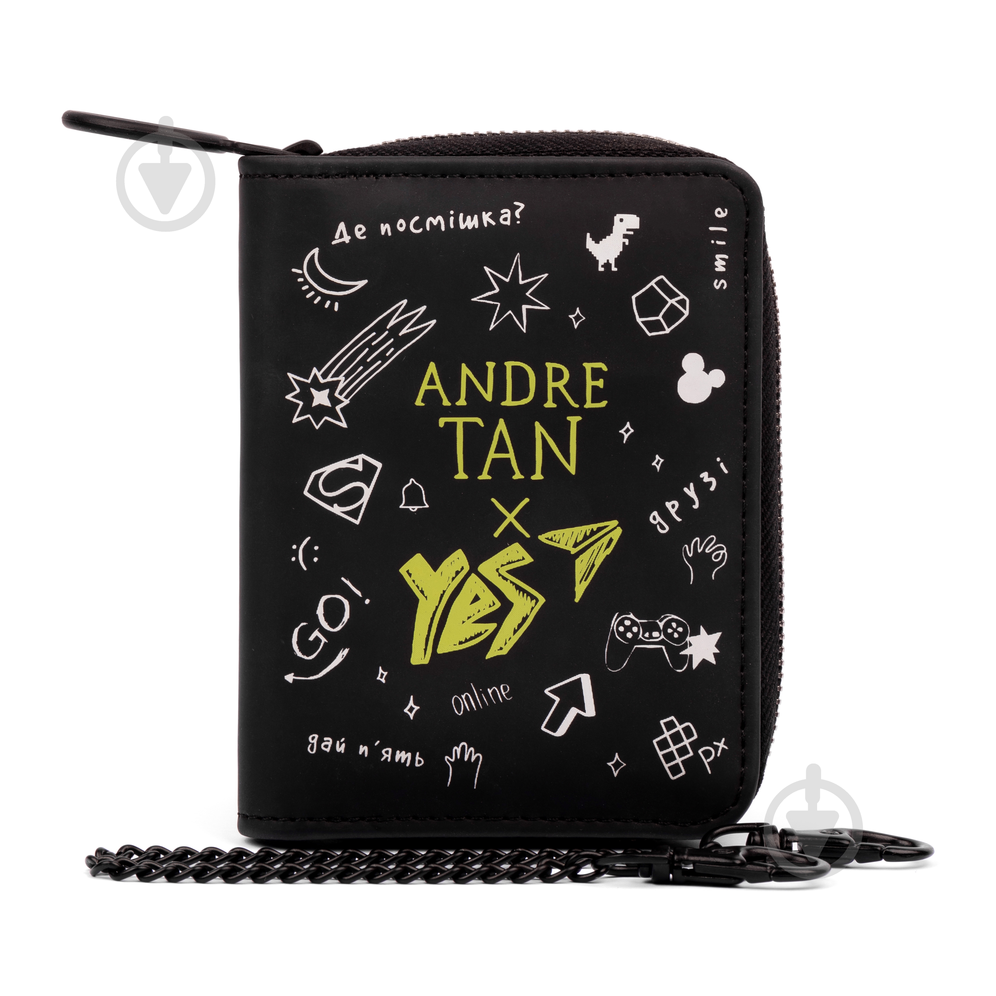 Кошелек YES by ANDRE TAN Dark черный - фото 1