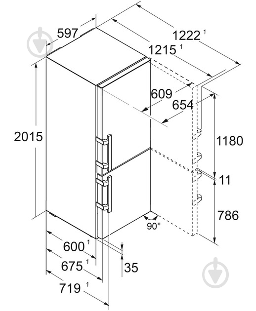 Холодильник Liebherr CBNsdc 575i - фото 21