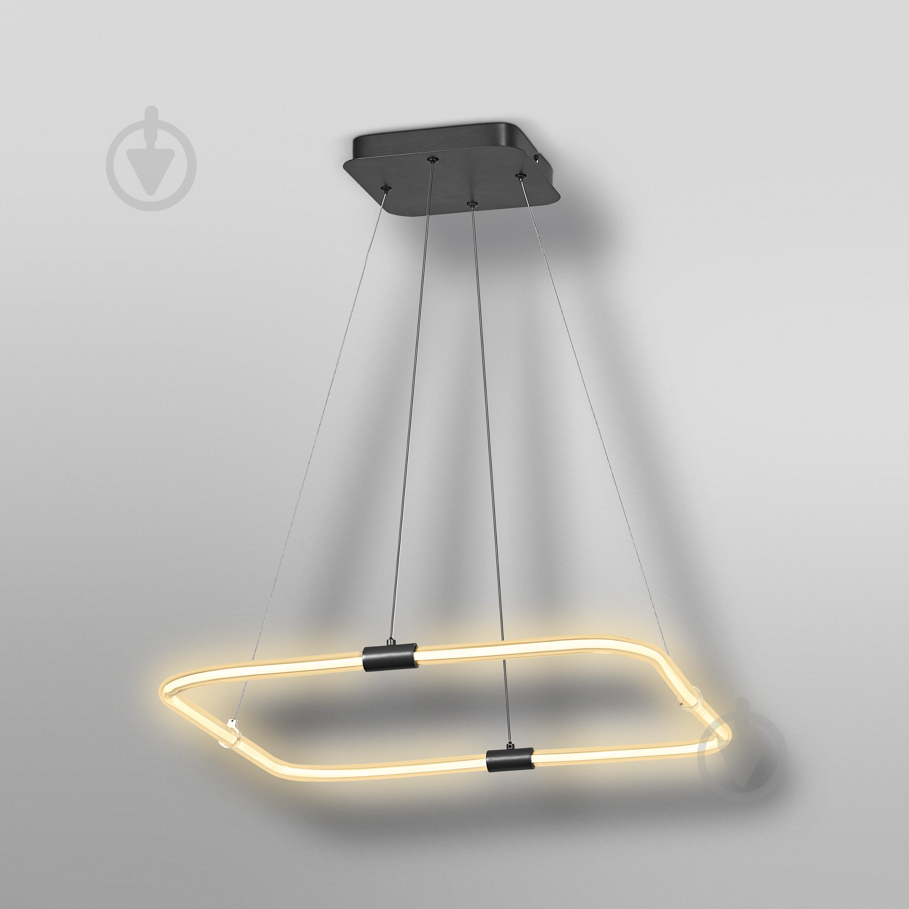Підвіс Ledvance Decor Tetragon Pendant Click DIM 3000К 18 Вт чорний - фото 5 Підвіс Ledvance Decor Tetragon Pendant Click DIM 3000К 18 Вт чорний - фото 5