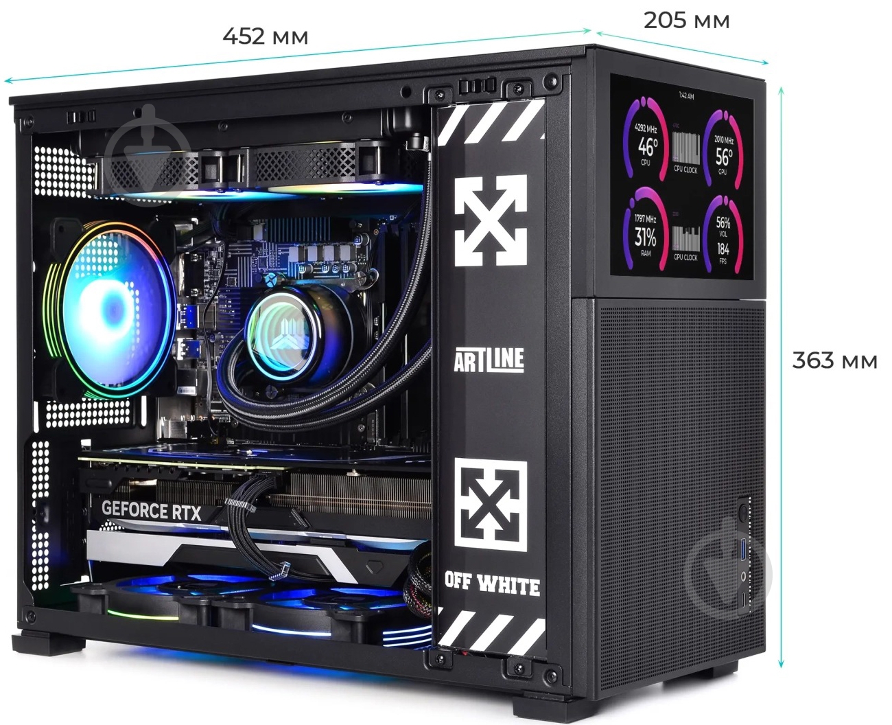 Компьютер Artline Gaming D31 (D31v72Win) black - фото 7 Компьютер Artline Gaming D31 (D31v72Win) black - фото 7