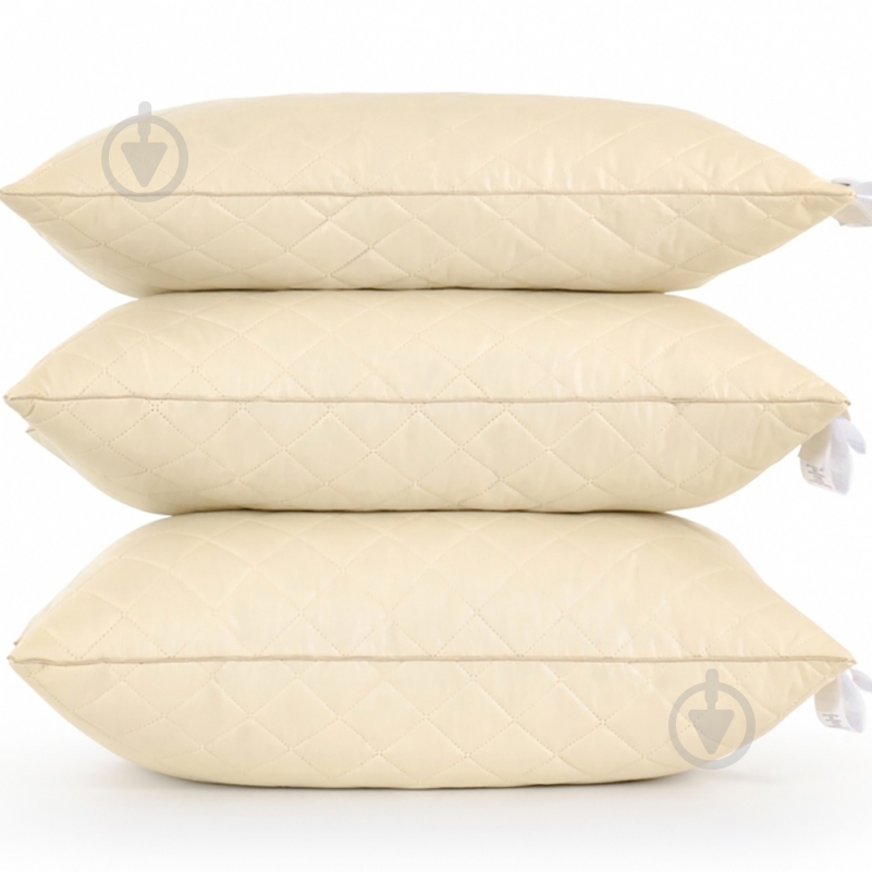 Подушка №1481 Carmela Memory foam середня MirSon 45x45 см кремовий - фото 4