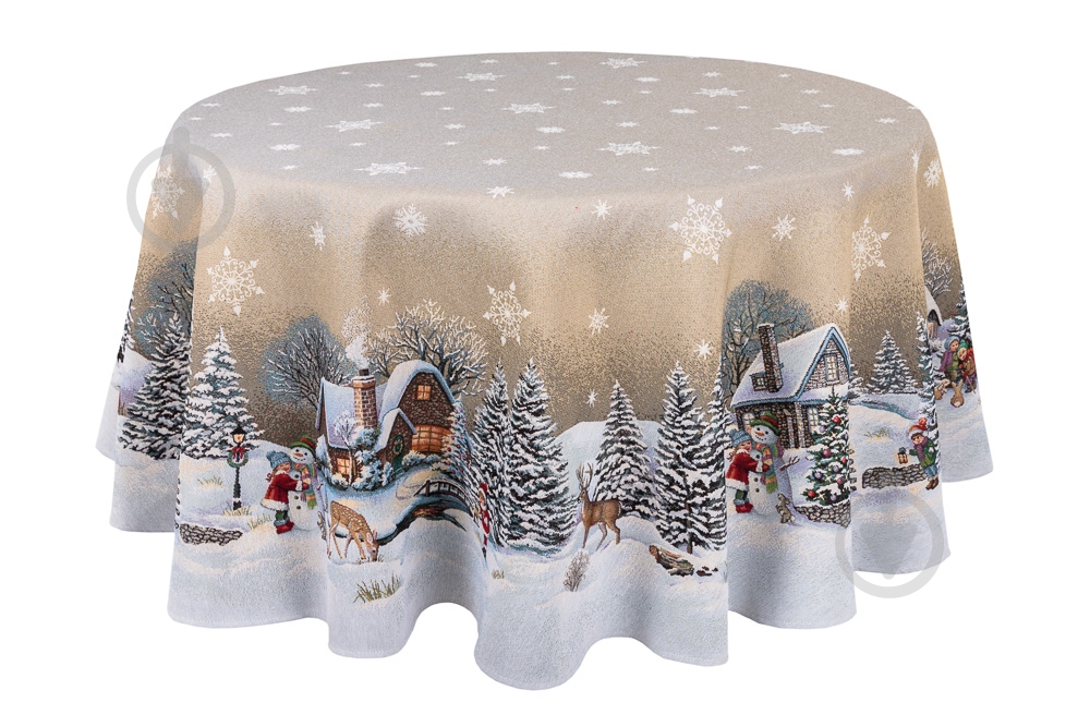 Скатерть ROUND1267-180D Ø 180 см Limaso - фото 1