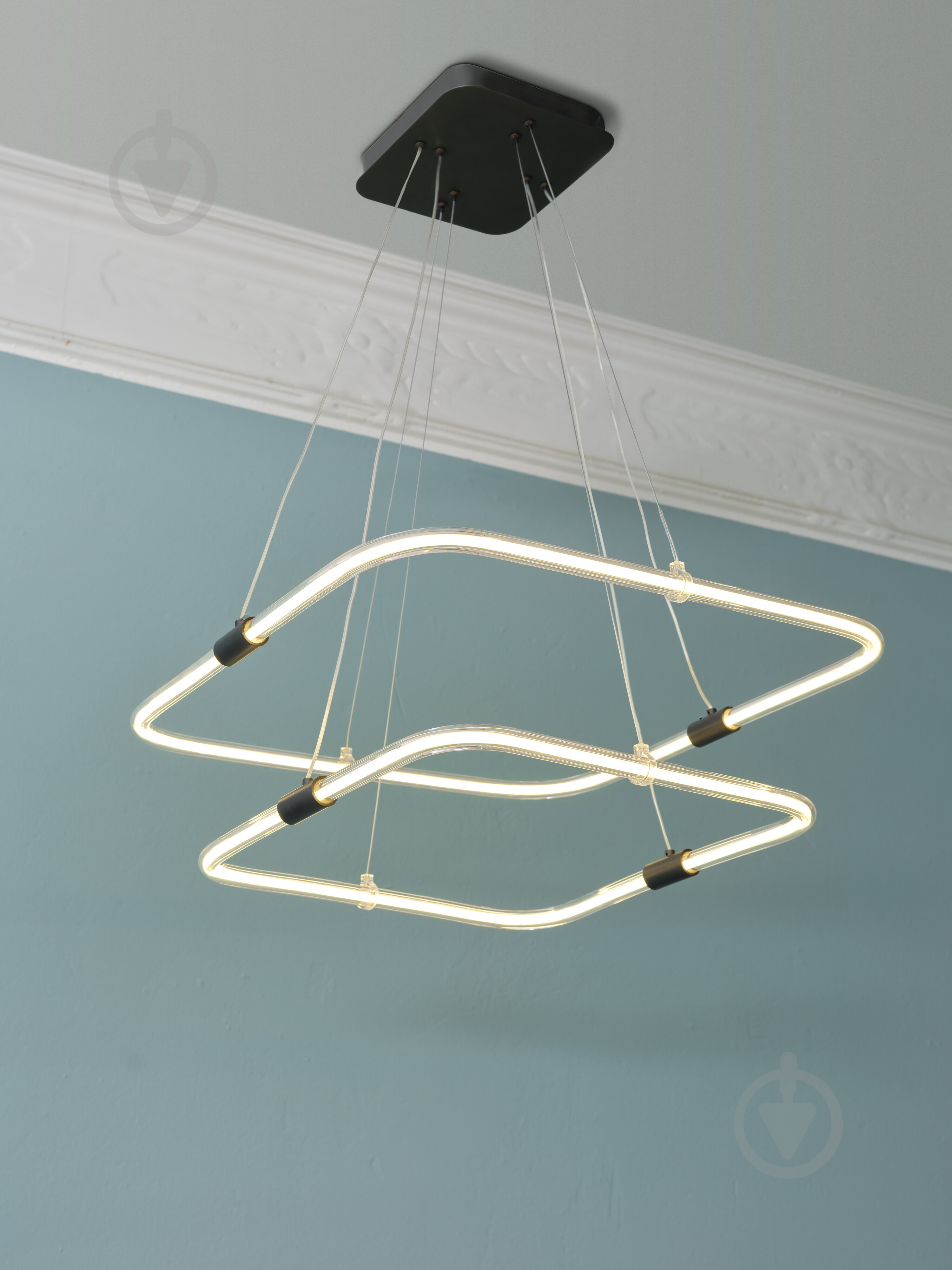 Подвес Ledvance Decor Tetragon 2XPendant Click DIM 3000К 23 Вт черный - фото 8 Подвес Ledvance Decor Tetragon 2XPendant Click DIM 3000К 23 Вт черный - фото 8