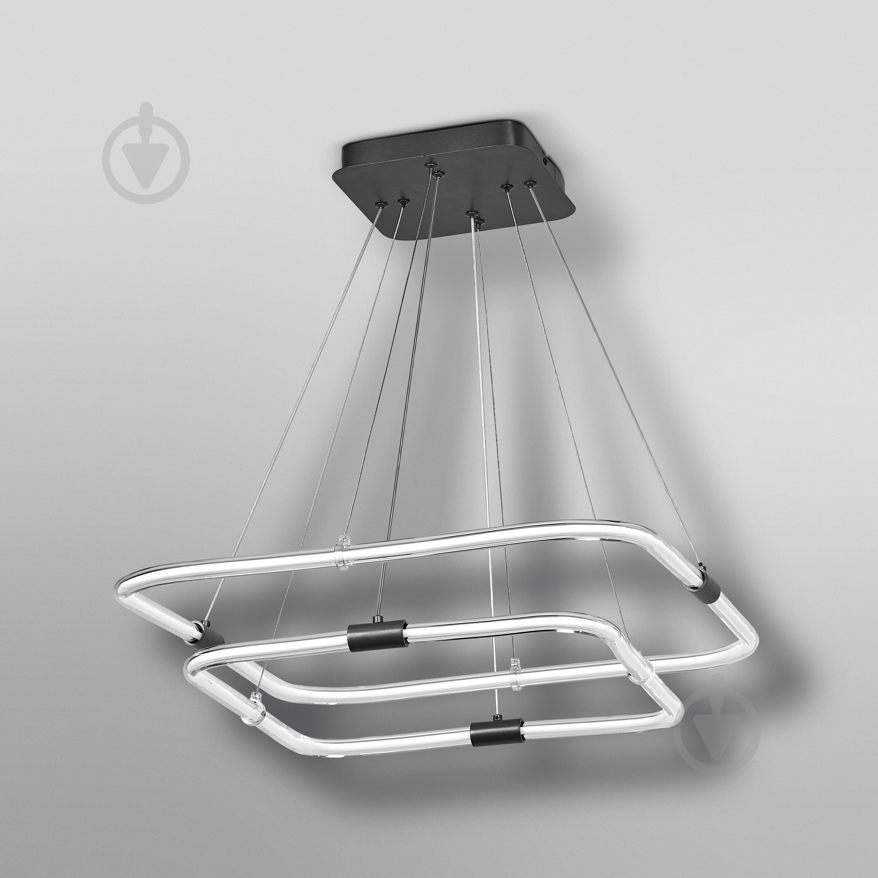 Подвес Ledvance Decor Tetragon 2XPendant Click DIM 3000К 23 Вт черный - фото 6 Подвес Ledvance Decor Tetragon 2XPendant Click DIM 3000К 23 Вт черный - фото 6