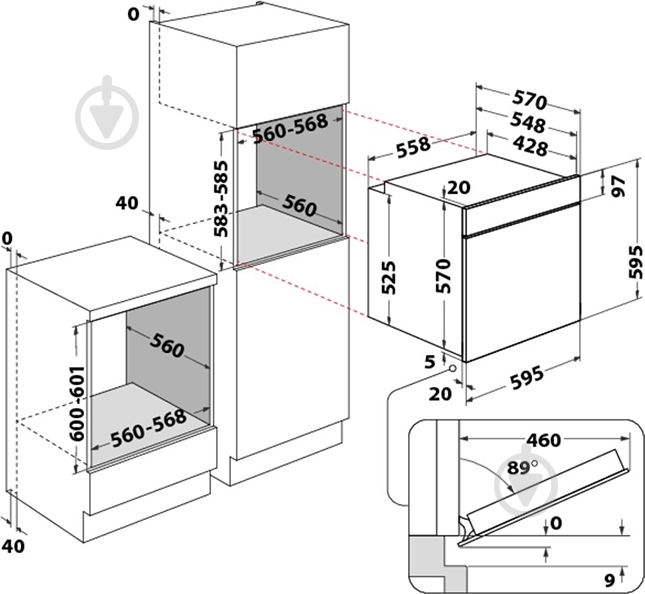 Духова шафа Whirlpool OASKC8V1SWIX - фото 7