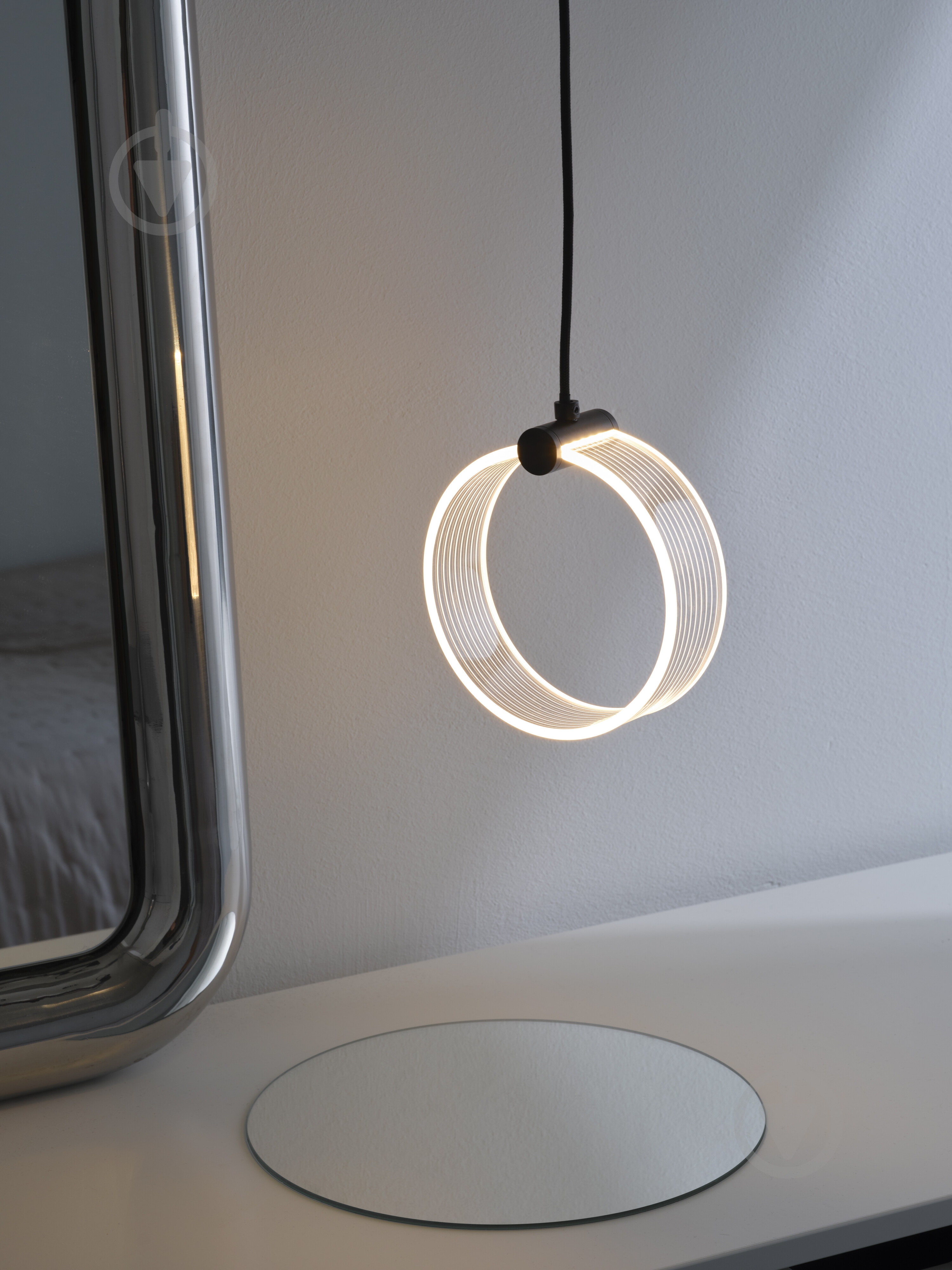 Подвес Ledvance Decor Circle 1XPendant Click CCT 3000/4200/6500K 8 Вт черный - фото 11