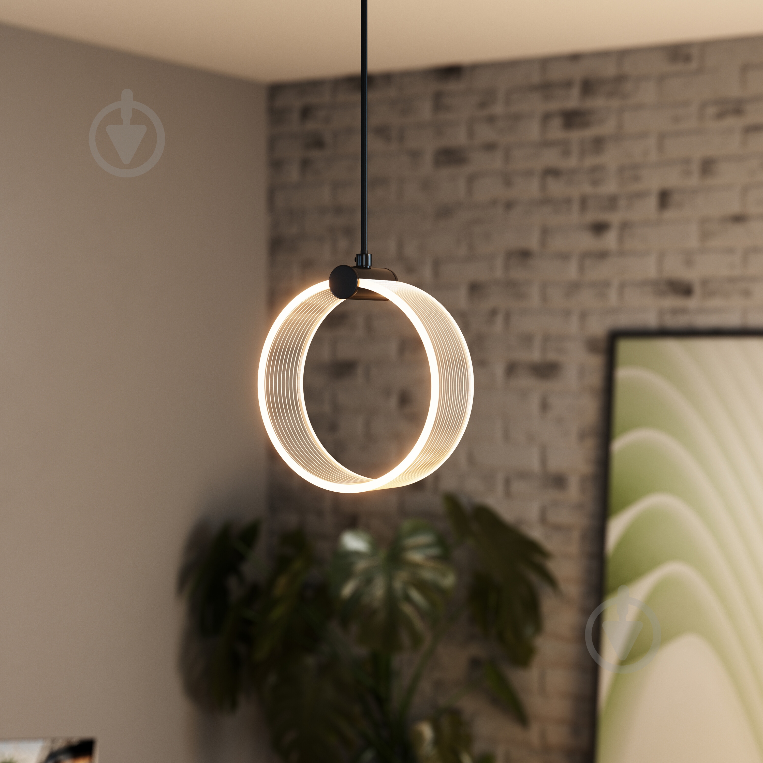 Подвес Ledvance Decor Circle 1XPendant Click CCT 3000/4200/6500K 8 Вт черный - фото 10