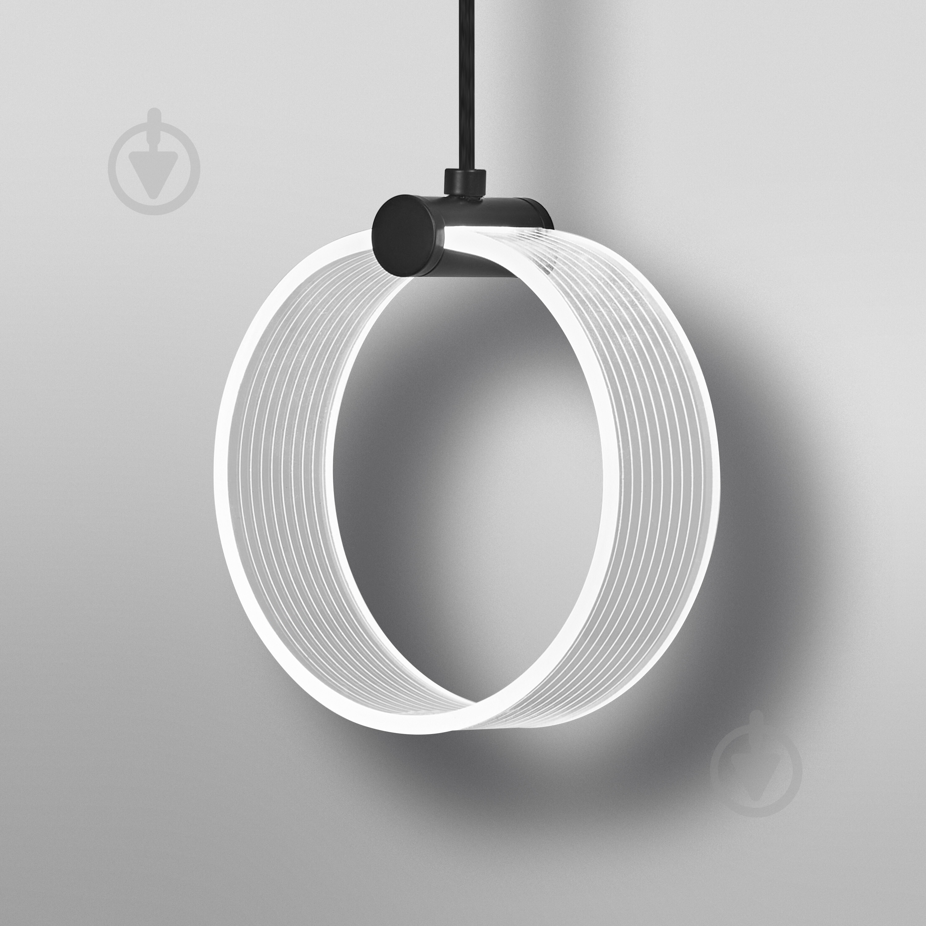 Подвес Ledvance Decor Circle 1XPendant Click CCT 3000/4200/6500K 8 Вт черный - фото 6