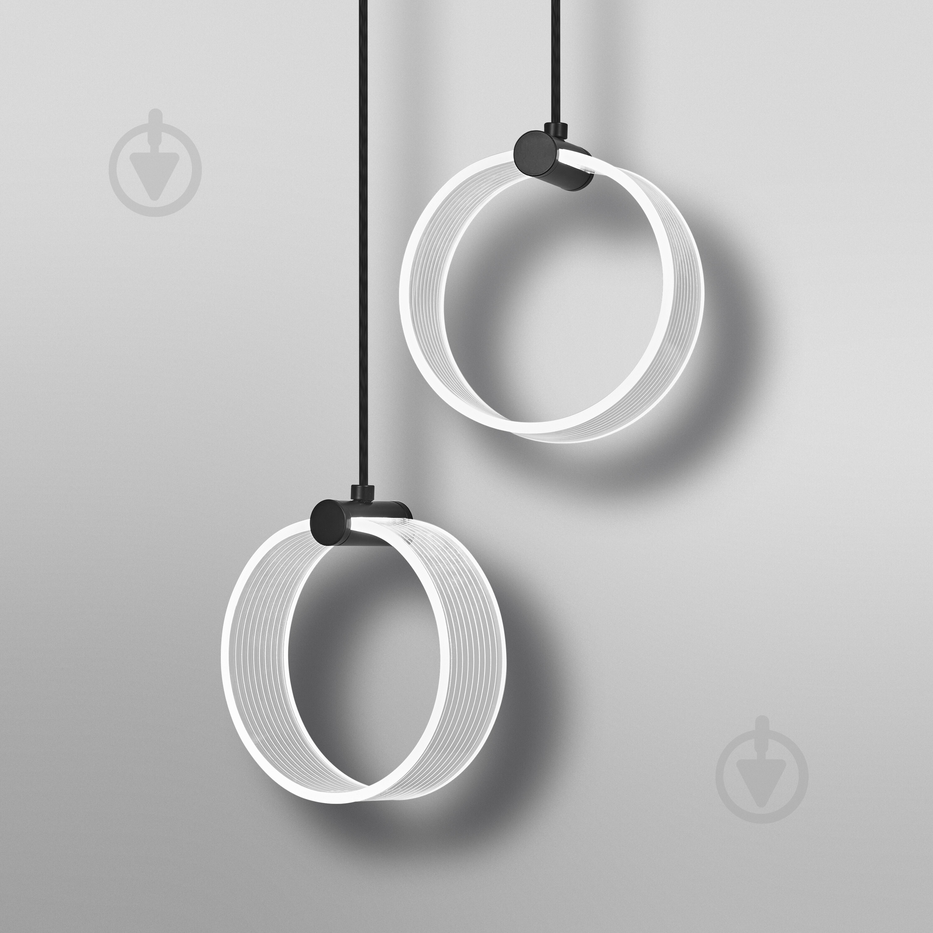 Подвес Ledvance Decor Circle 2XPendant Click CCT 3000/4200/6500K 14 Вт черный - фото 6