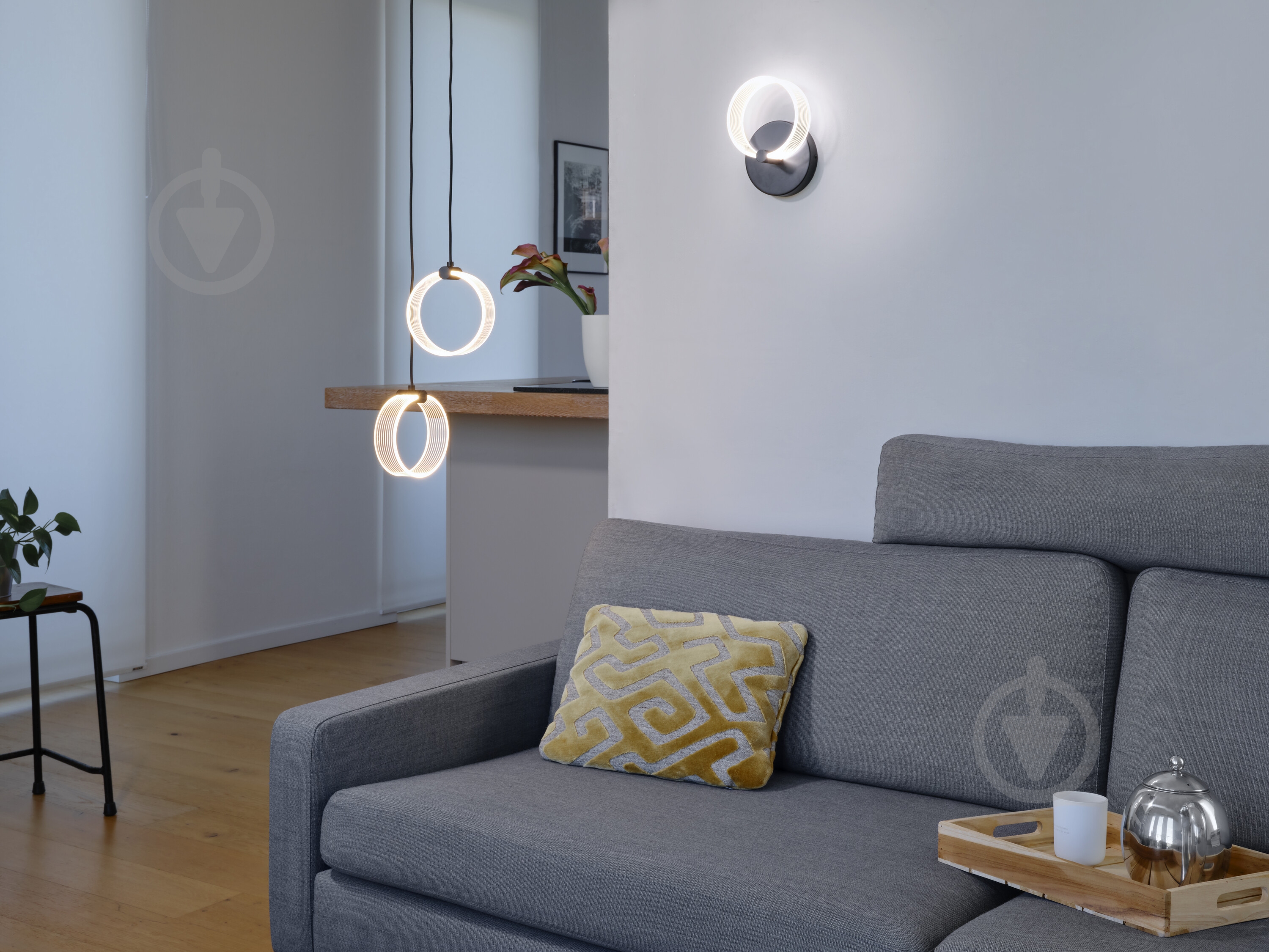 Подвес Ledvance Decor Circle 2XPendant Click CCT 3000/4200/6500K 14 Вт черный - фото 22