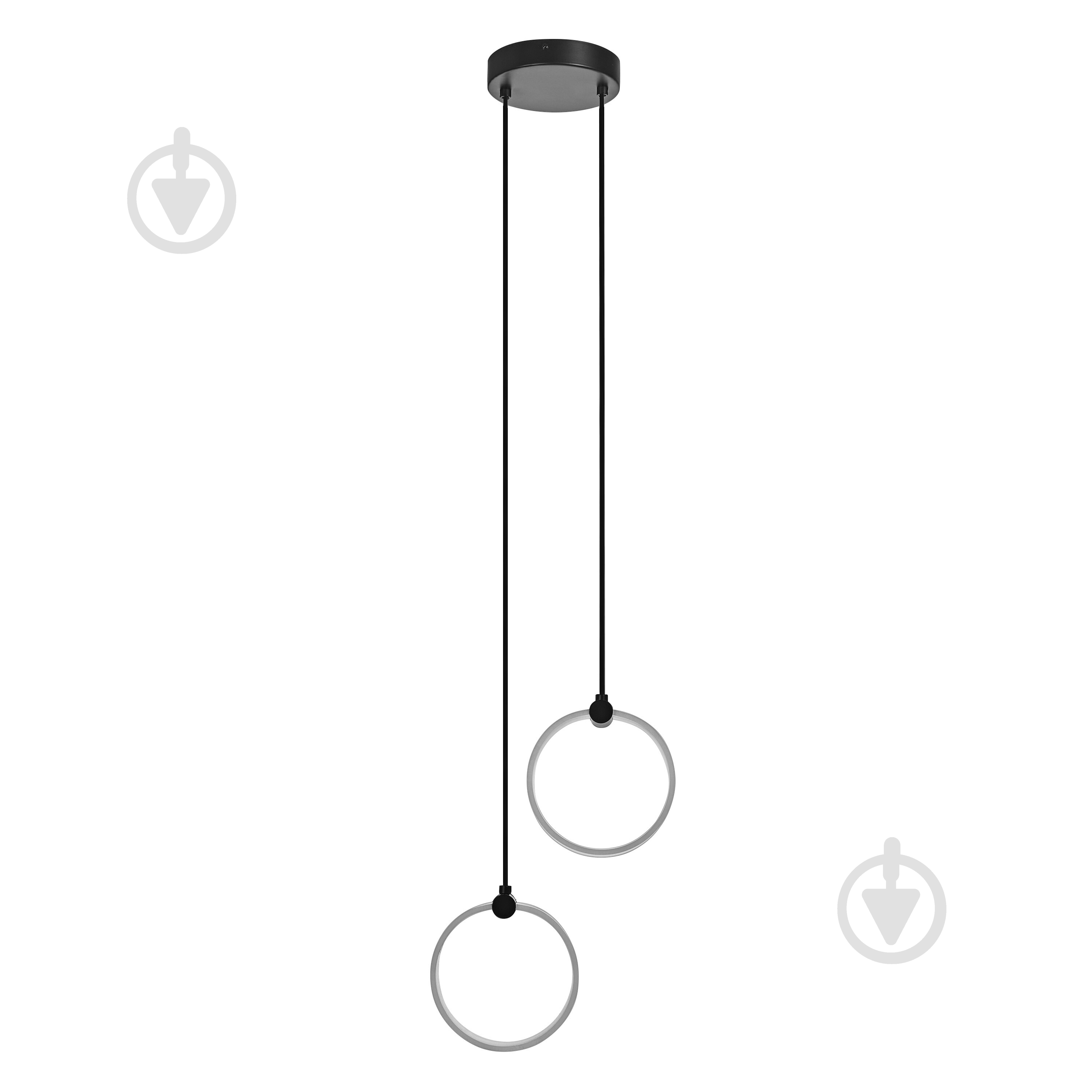Подвес Ledvance Decor Circle 2XPendant Click CCT 3000/4200/6500K 14 Вт черный - фото 2