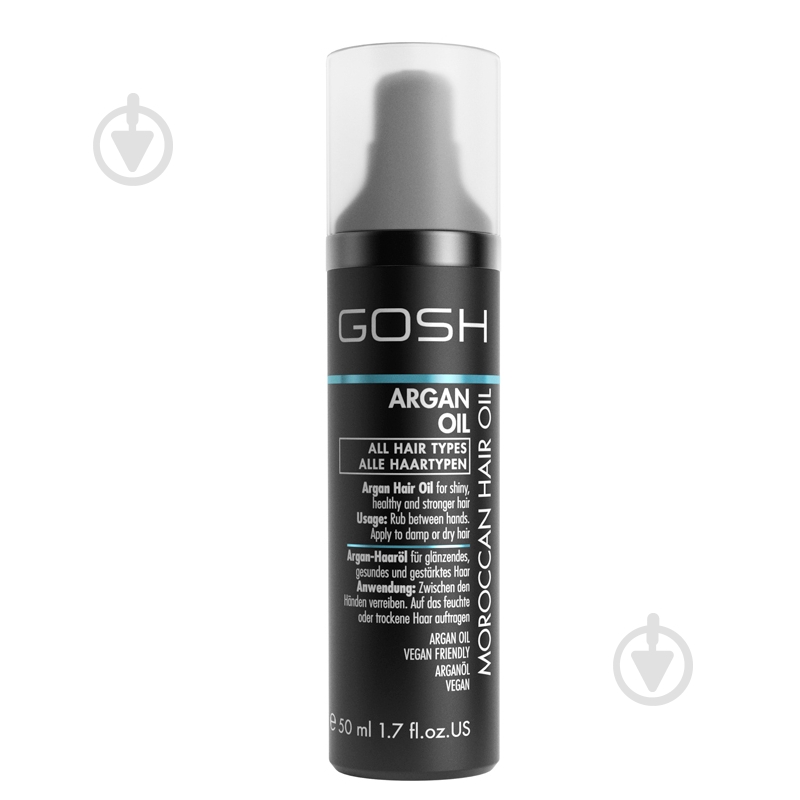 Масло для волос Gosh Argan Oil 50 мл - фото 1 Масло для волос Gosh Argan Oil 50 мл - фото 1
