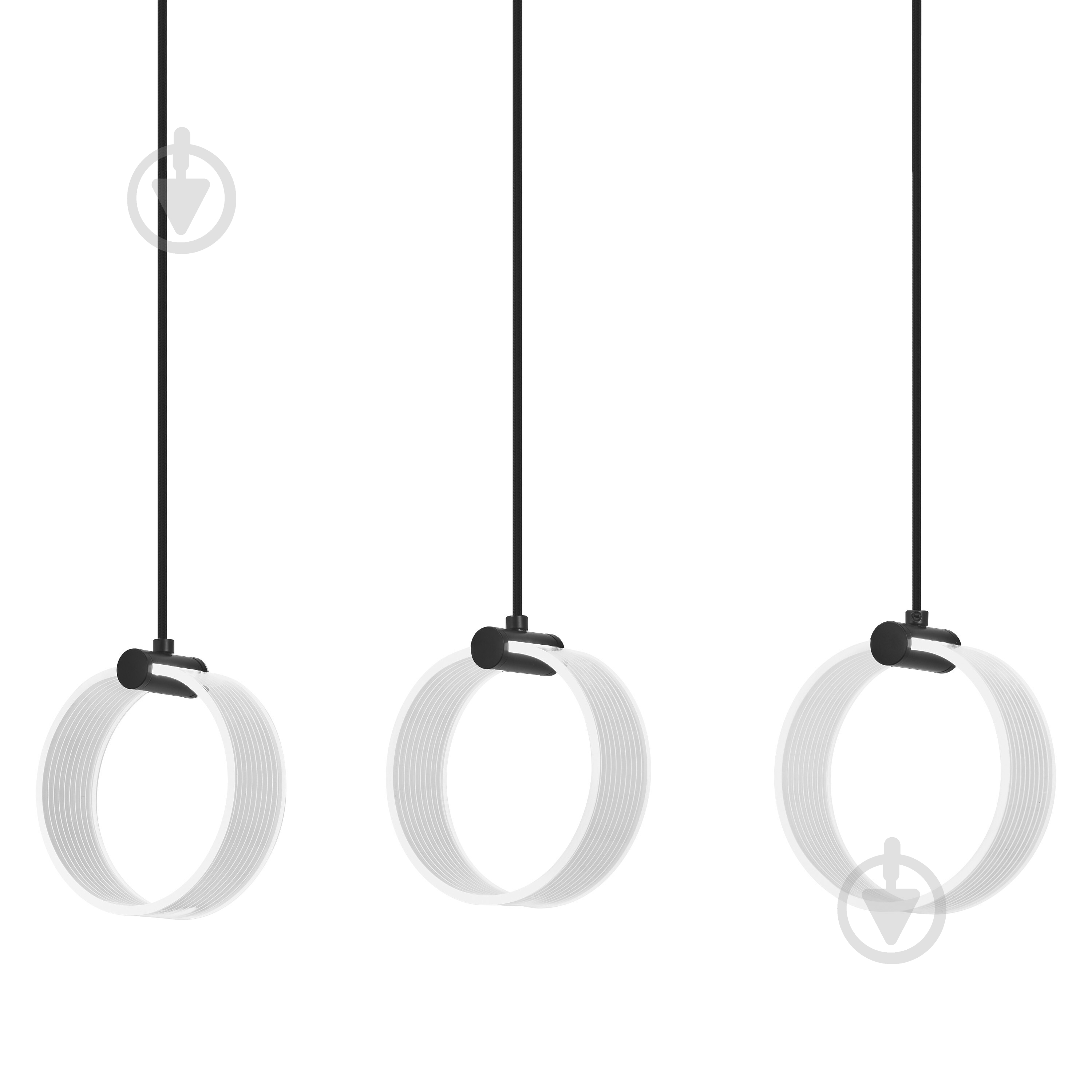 Подвес Ledvance Decor Circle 3XPendant NL Click CCT 20 Вт черный - фото 4