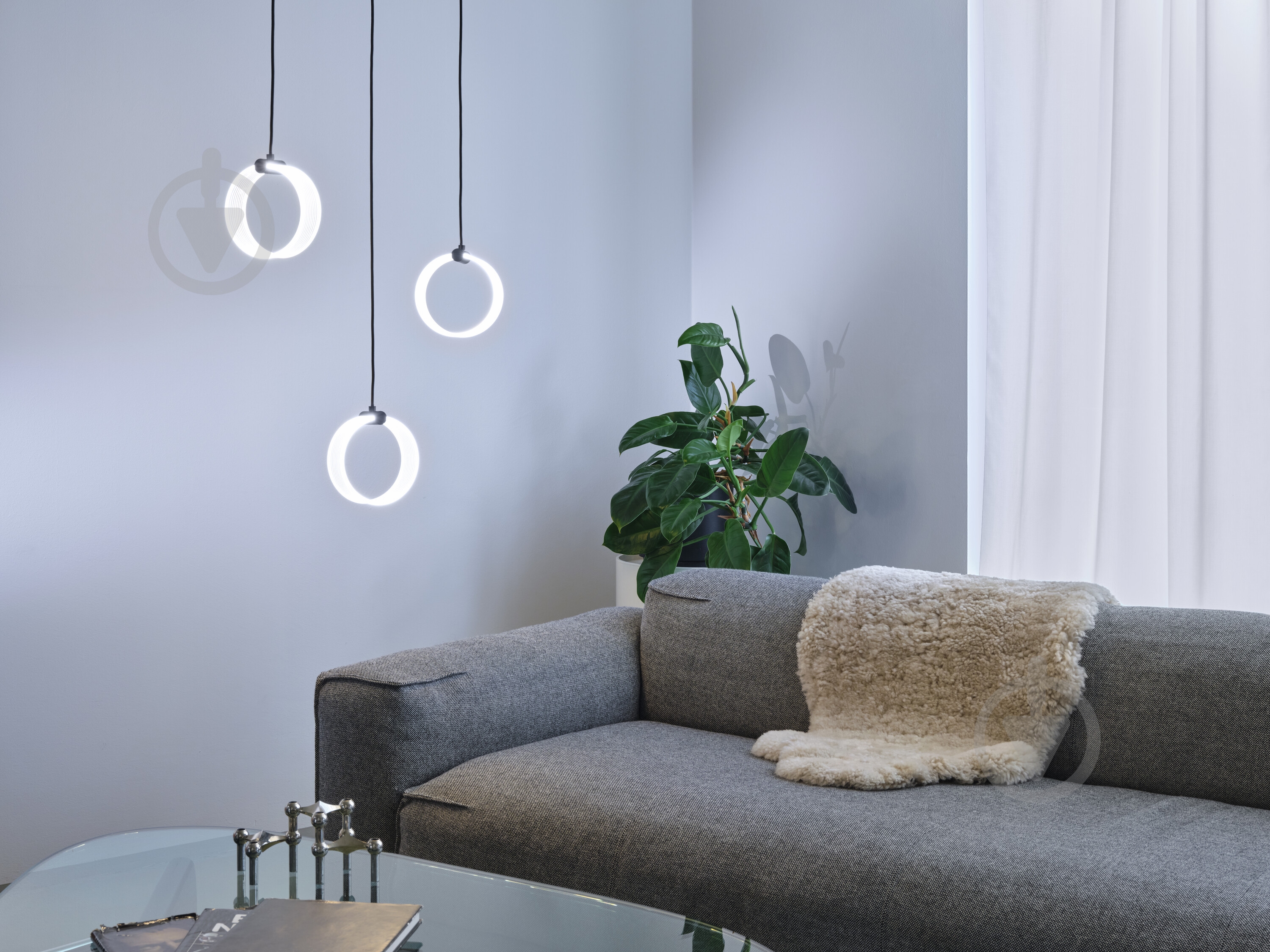 Подвес Ledvance Decor Circle 3XPendant NL Click CCT 20 Вт черный - фото 13