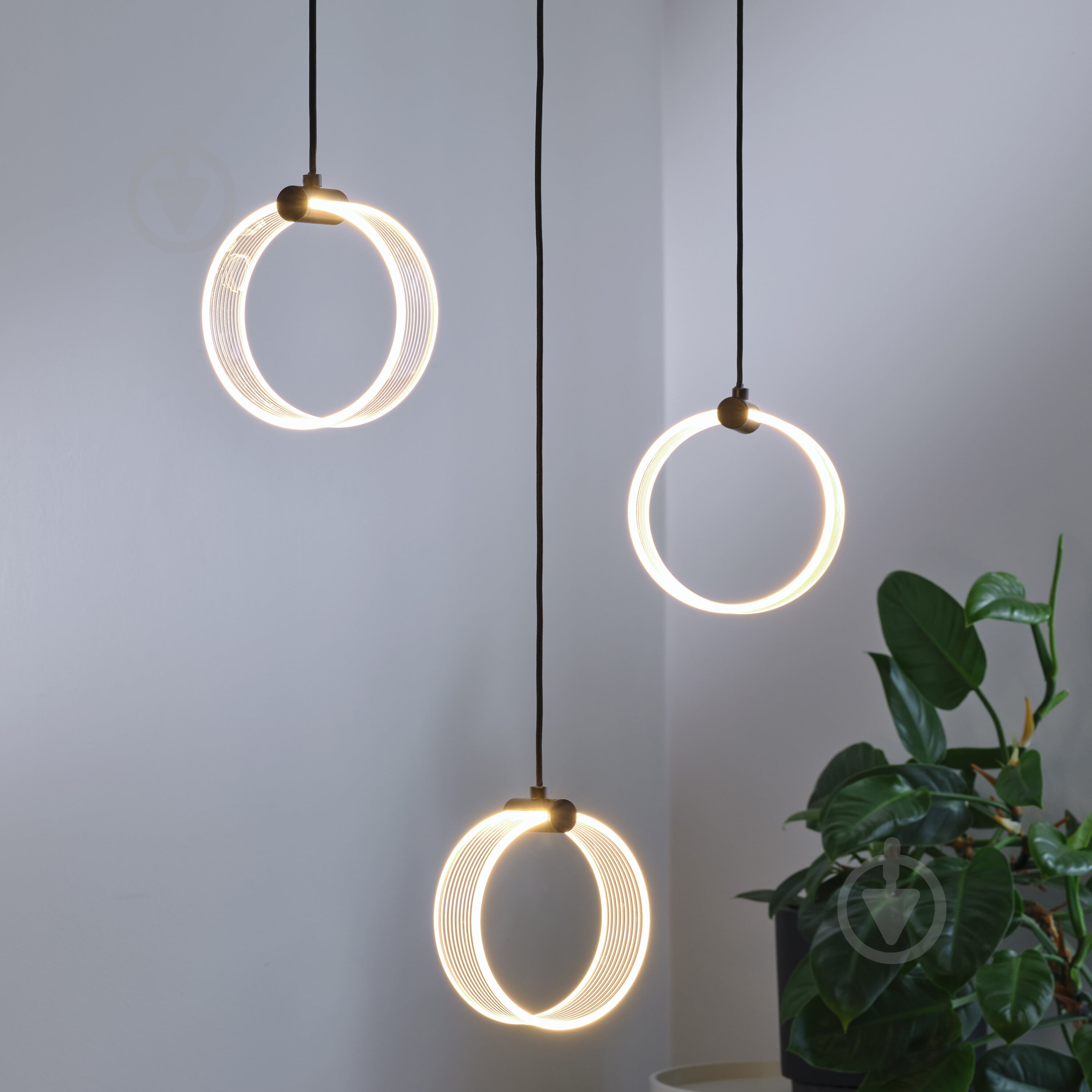 Подвес Ledvance Decor Circle 3XPendant NL Click CCT 20 Вт черный - фото 9