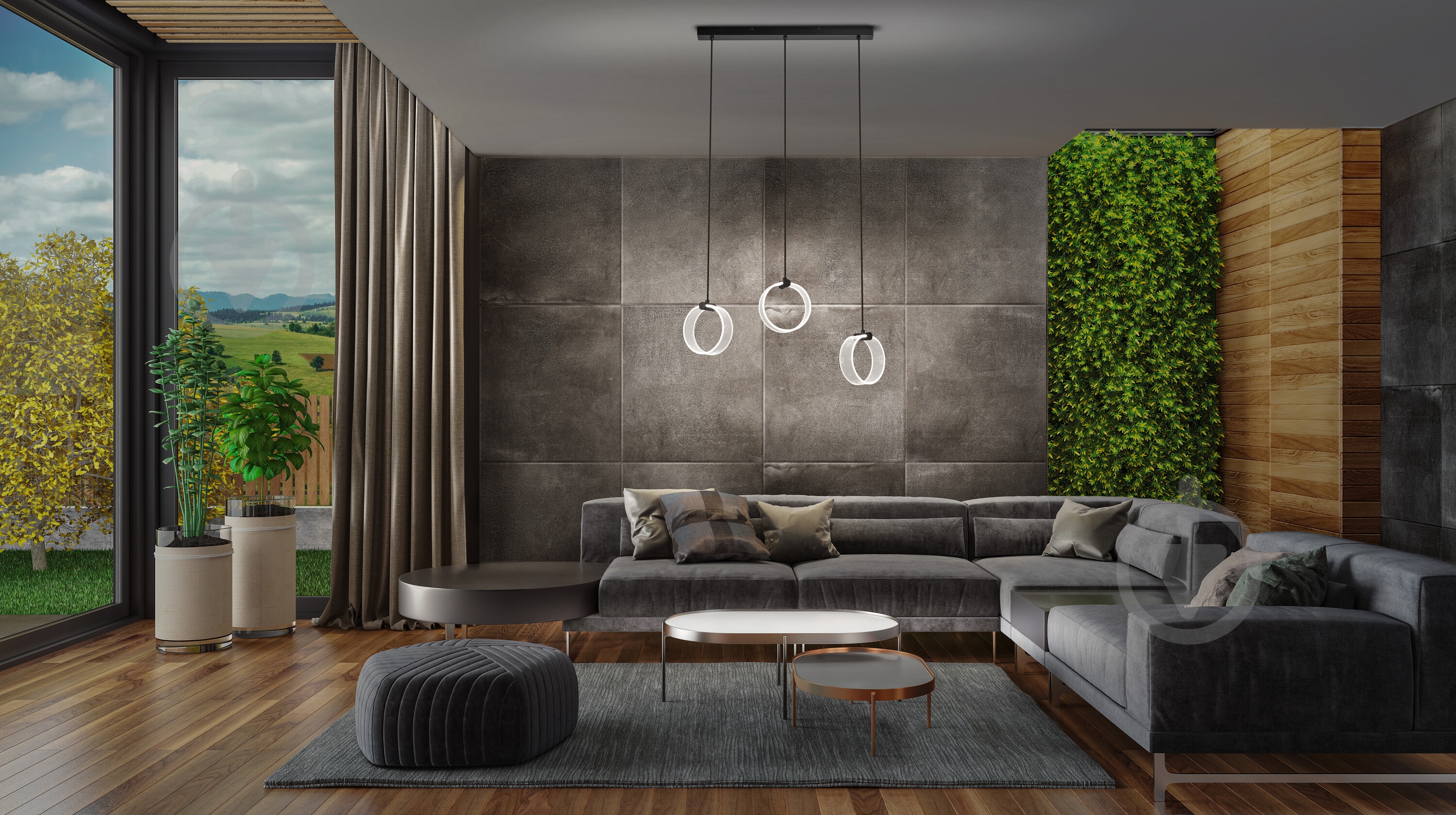 Подвес Ledvance Decor Circle 3XPendant NL Click CCT 20 Вт черный - фото 18