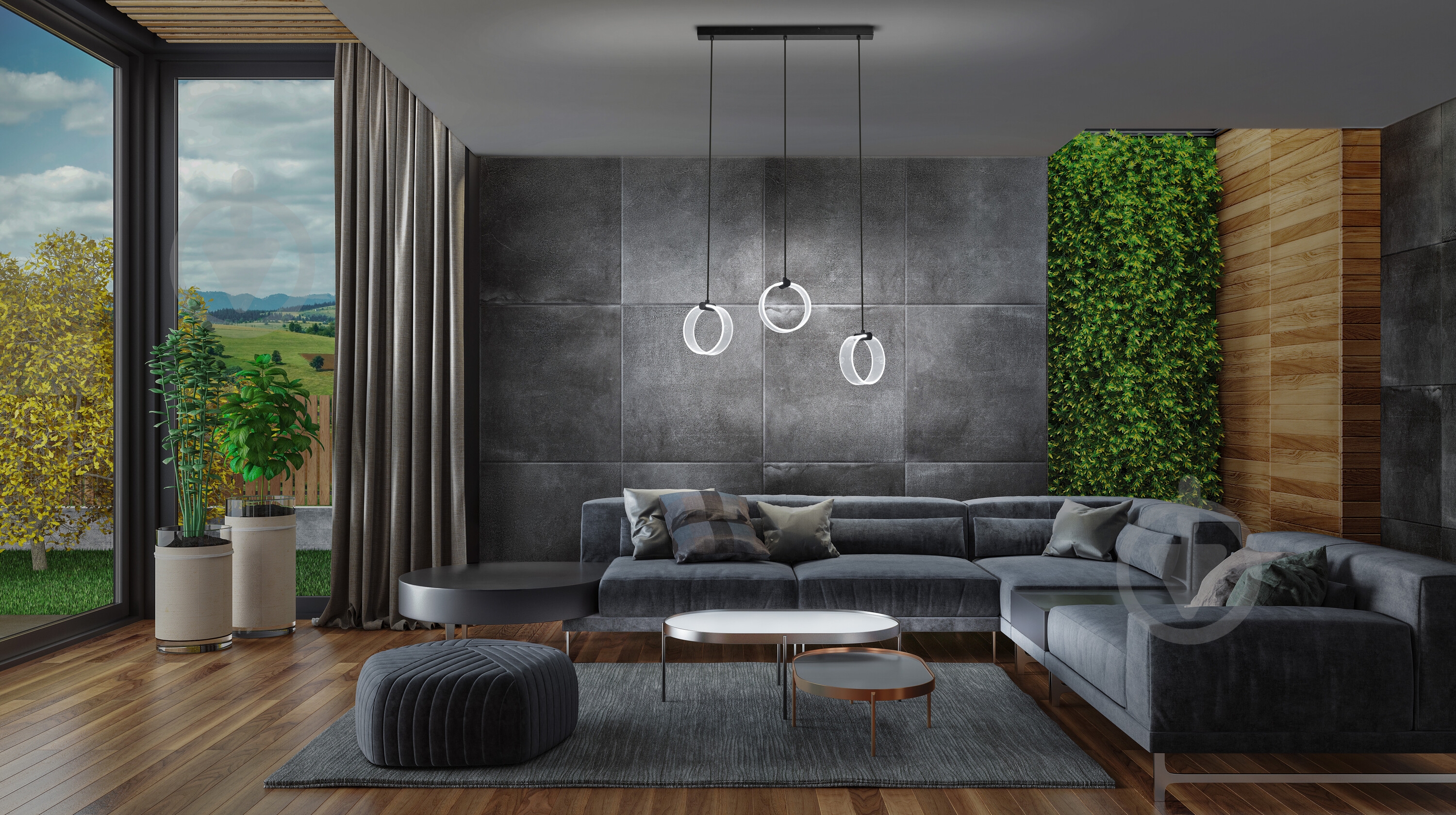 Подвес Ledvance Decor Circle 3XPendant NL Click CCT 20 Вт черный - фото 17