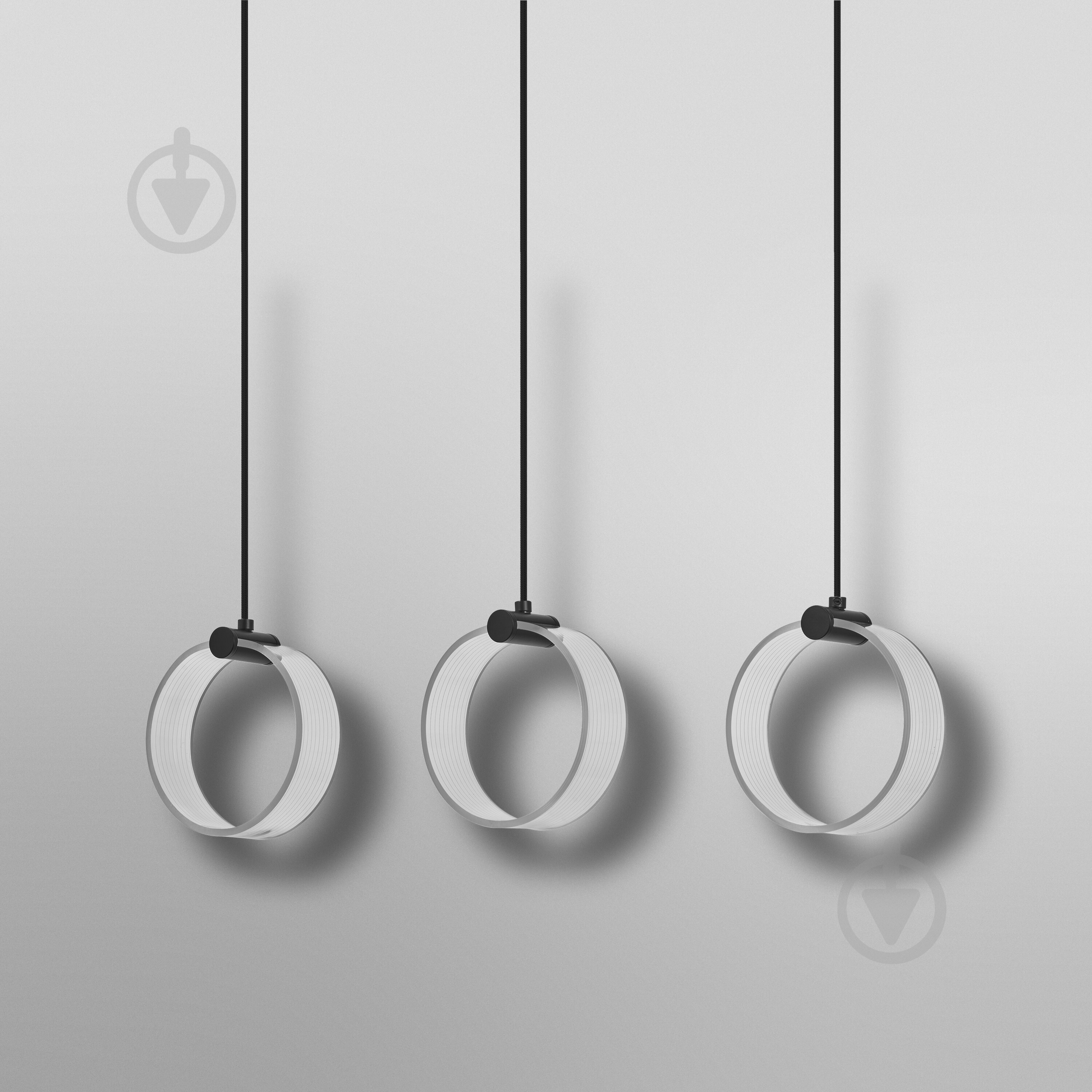 Подвес Ledvance Decor Circle 3XPendant NL Click CCT 20 Вт черный - фото 6