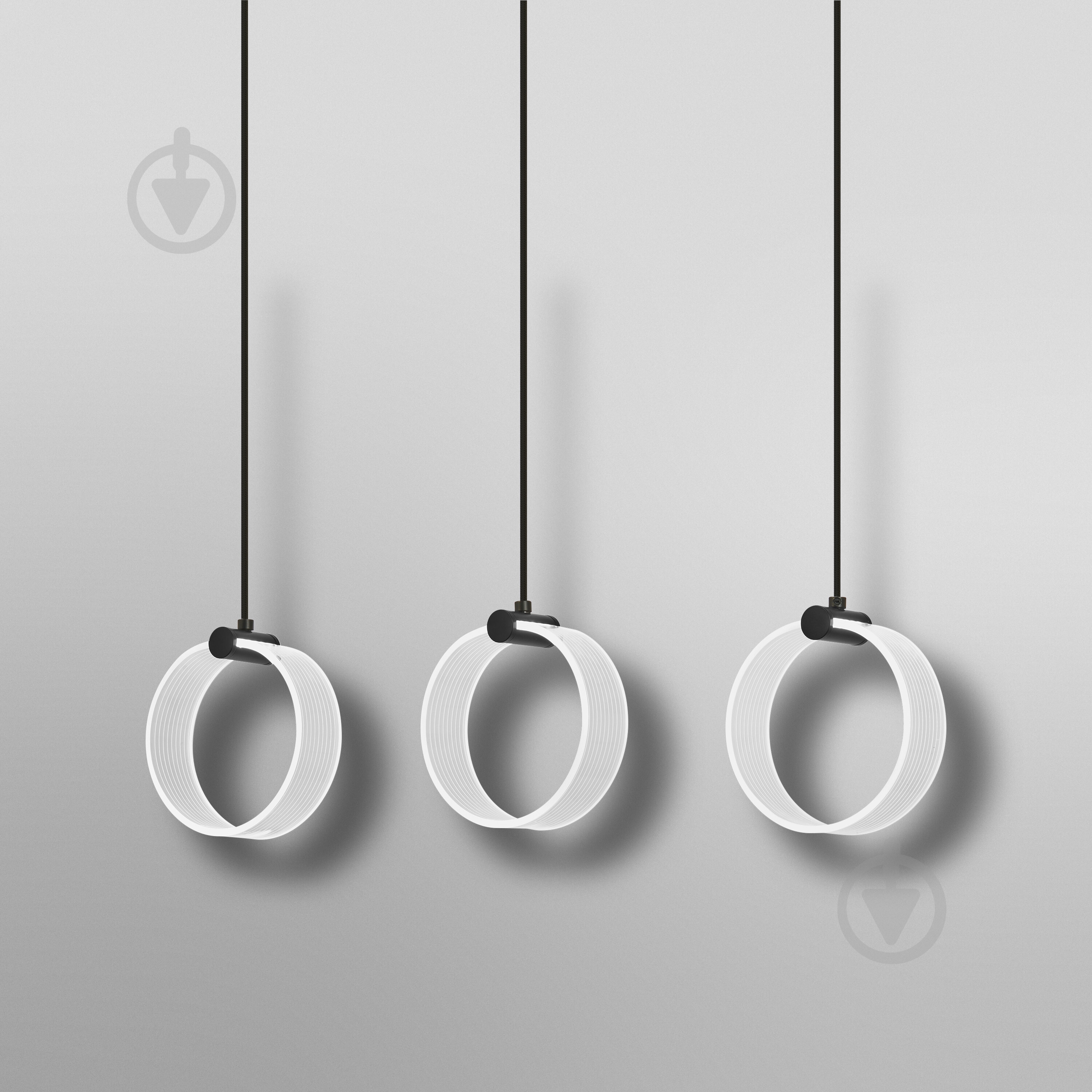 Подвес Ledvance Decor Circle 3XPendant NL Click CCT 20 Вт черный - фото 5