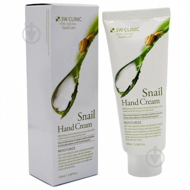 Крем для рук 3W Clinic Snail Hand Cream 100 мл - фото 1