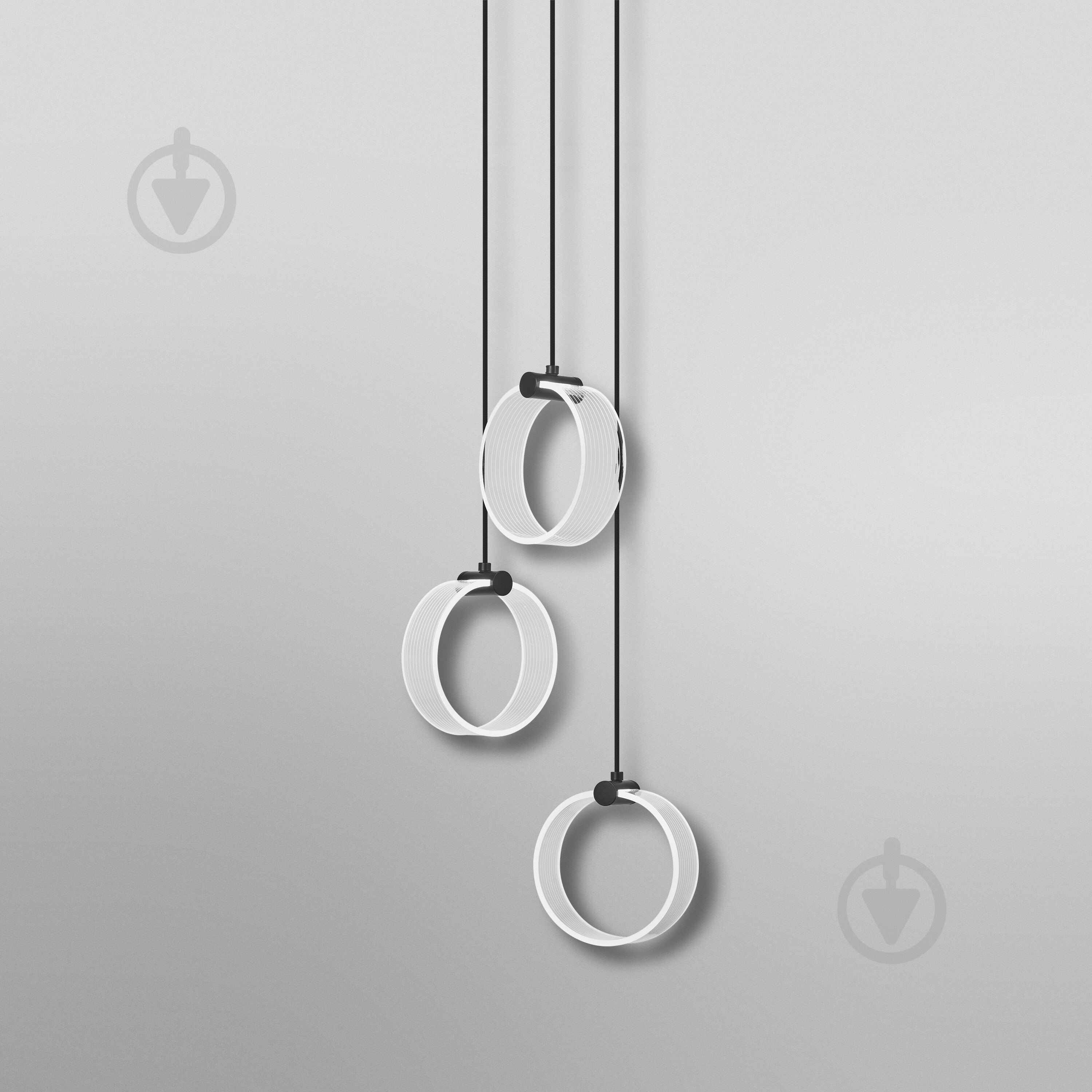 Подвес Ledvance Decor Circle 3XPendant PL Click CCT 20 Вт черный - фото 5