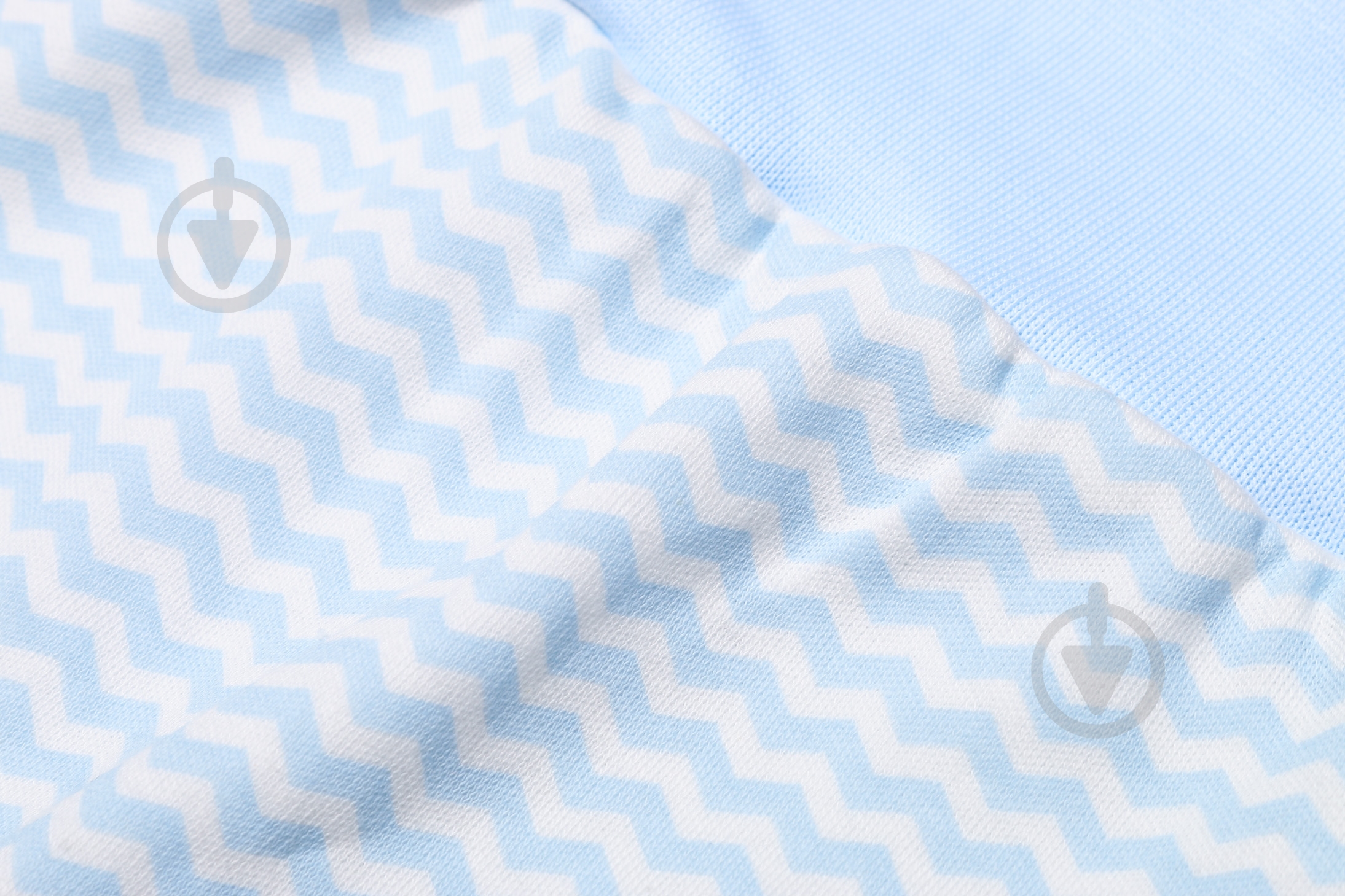 Ползунки Bambinelli Зигзаг р.68 белый с голубым - фото 3