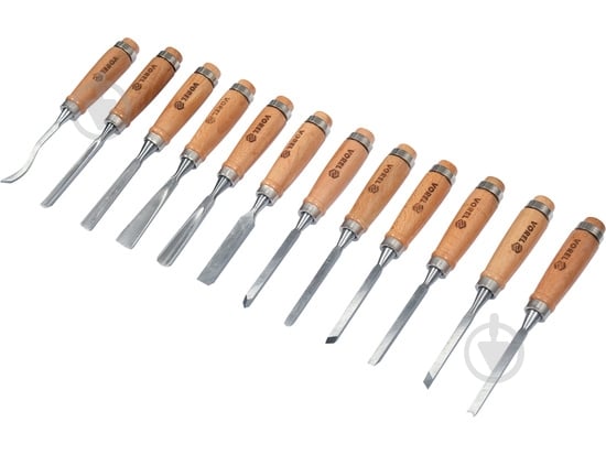 Набір стамесок Vorel 12 шт. 25570 - фото 3