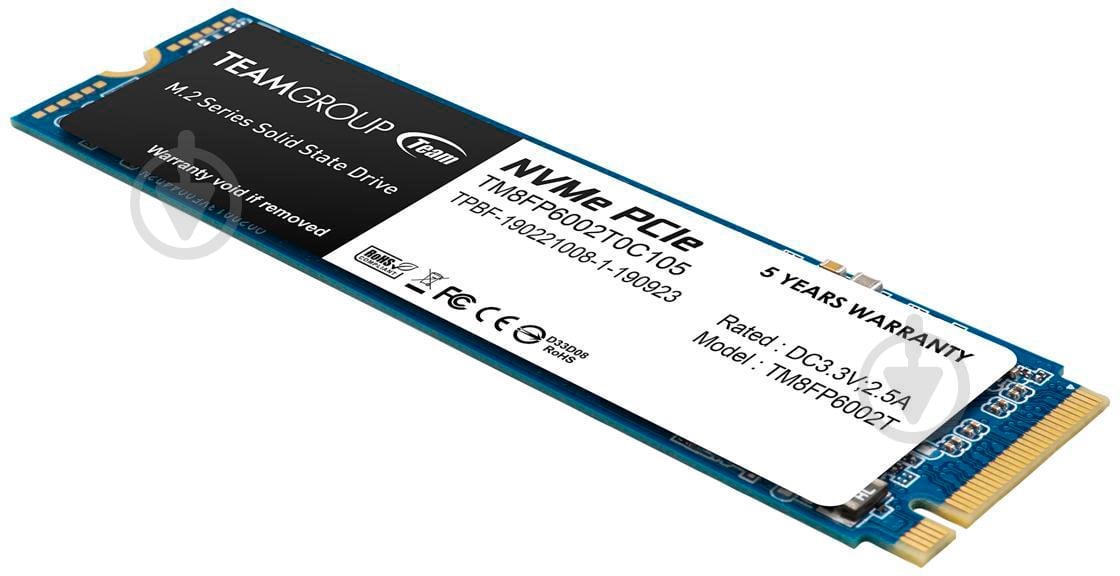 SSD-накопитель Team MP33 2000GB M.2 M.2 3D NAND (TM8FP6002T0C101) - фото 3 SSD-накопитель Team MP33 2000GB M.2 M.2 3D NAND (TM8FP6002T0C101) - фото 3