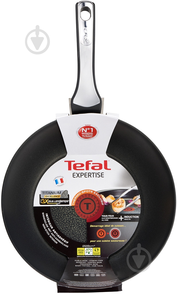 Сковорода wok Tefal Expertise 28 см - фото 4