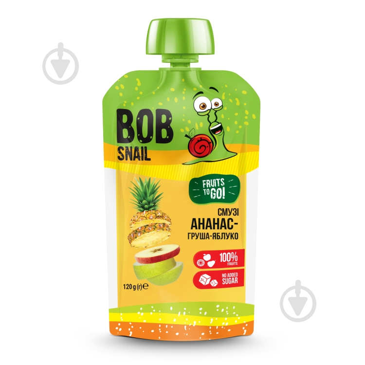 Смузи Bon Snail Ананас-Груша 120 г - фото 1