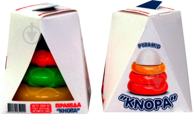 Игрушка-пирамидка Maximus Кнопа 5202 - фото 2 Игрушка-пирамидка Maximus Кнопа 5202 - фото 2
