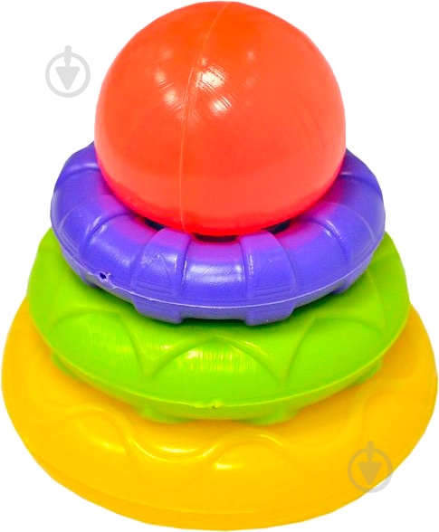 Игрушка-пирамидка Maximus Кнопа 5202 - фото 1 Игрушка-пирамидка Maximus Кнопа 5202 - фото 1