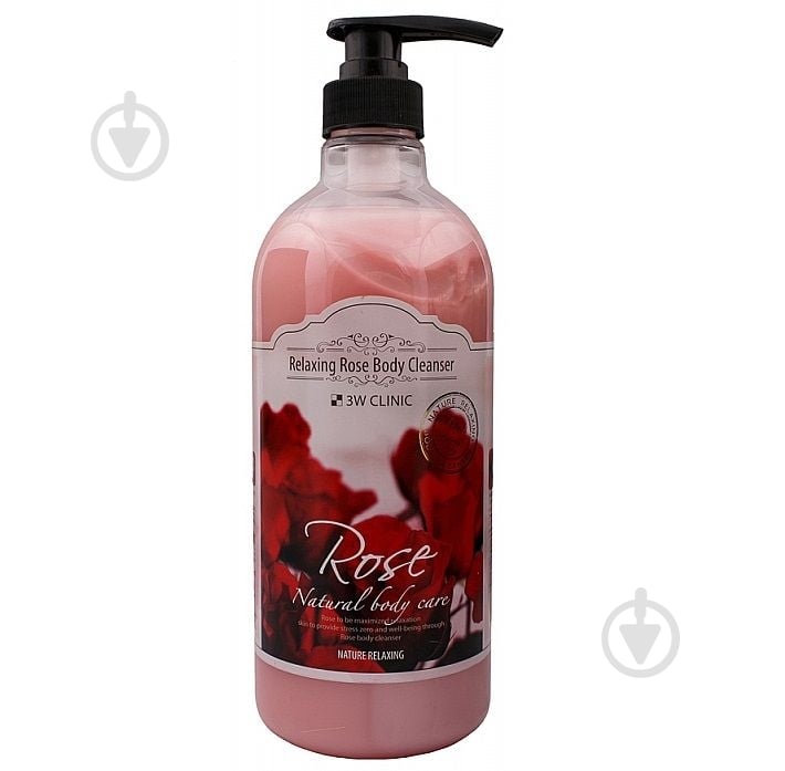 Гель для душа 3W Clinic Relaxing Rose 1000 мл - фото 1 Гель для душа 3W Clinic Relaxing Rose 1000 мл - фото 1